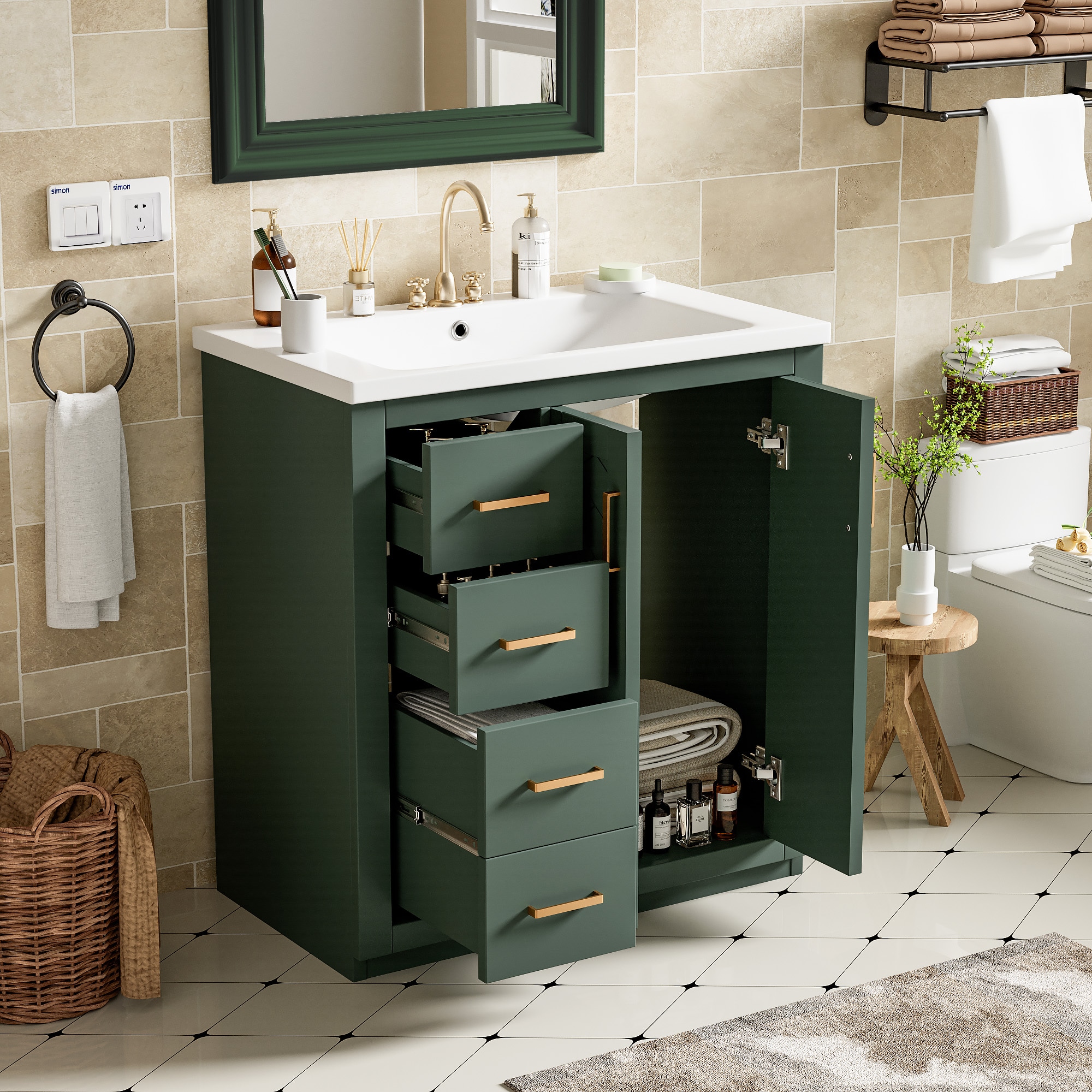 Homy Casa RA00136 Bath-Vanity-Combo - View #3