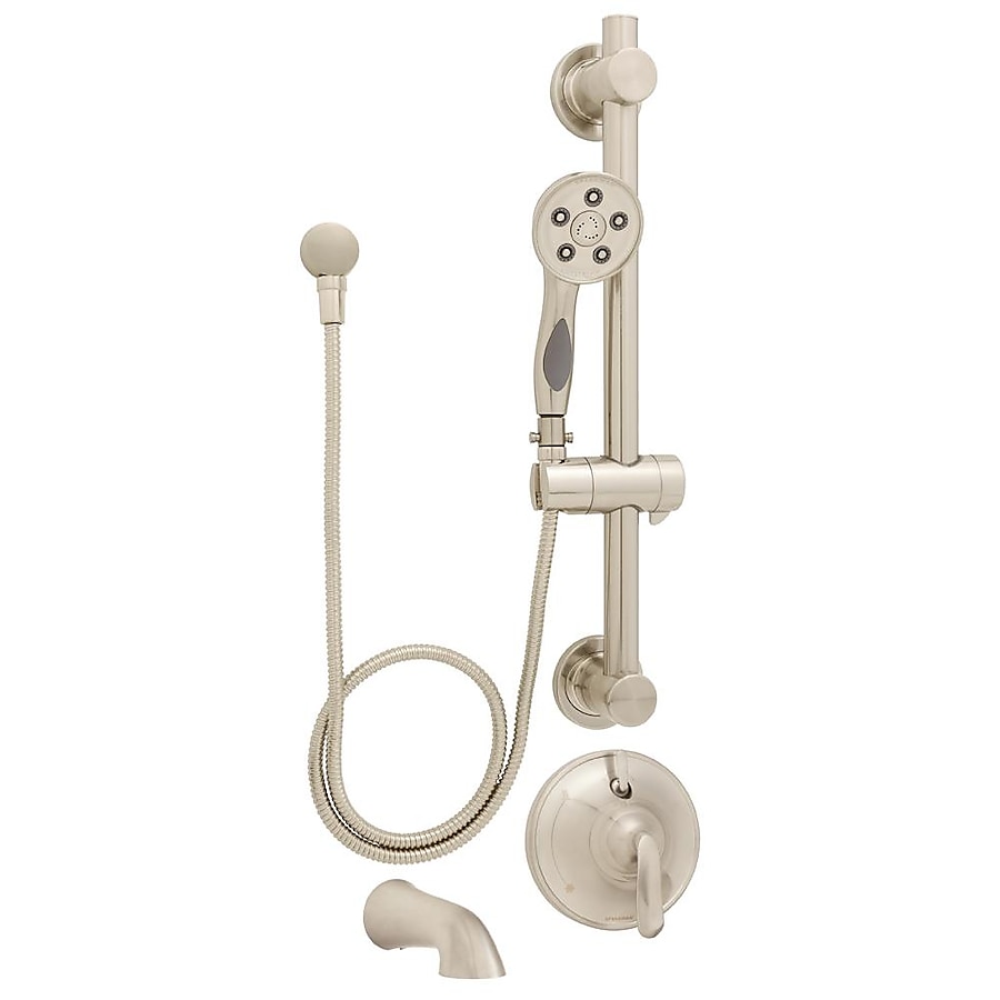 Caspian 1-Handle 3-Spray Tub and Shower Faucet Combination in Polished Chrome (Valve Included) Caspian 1-Handle 3-Spray Tub and Shower Faucet Combination in Polished Chrome (Valve Included)