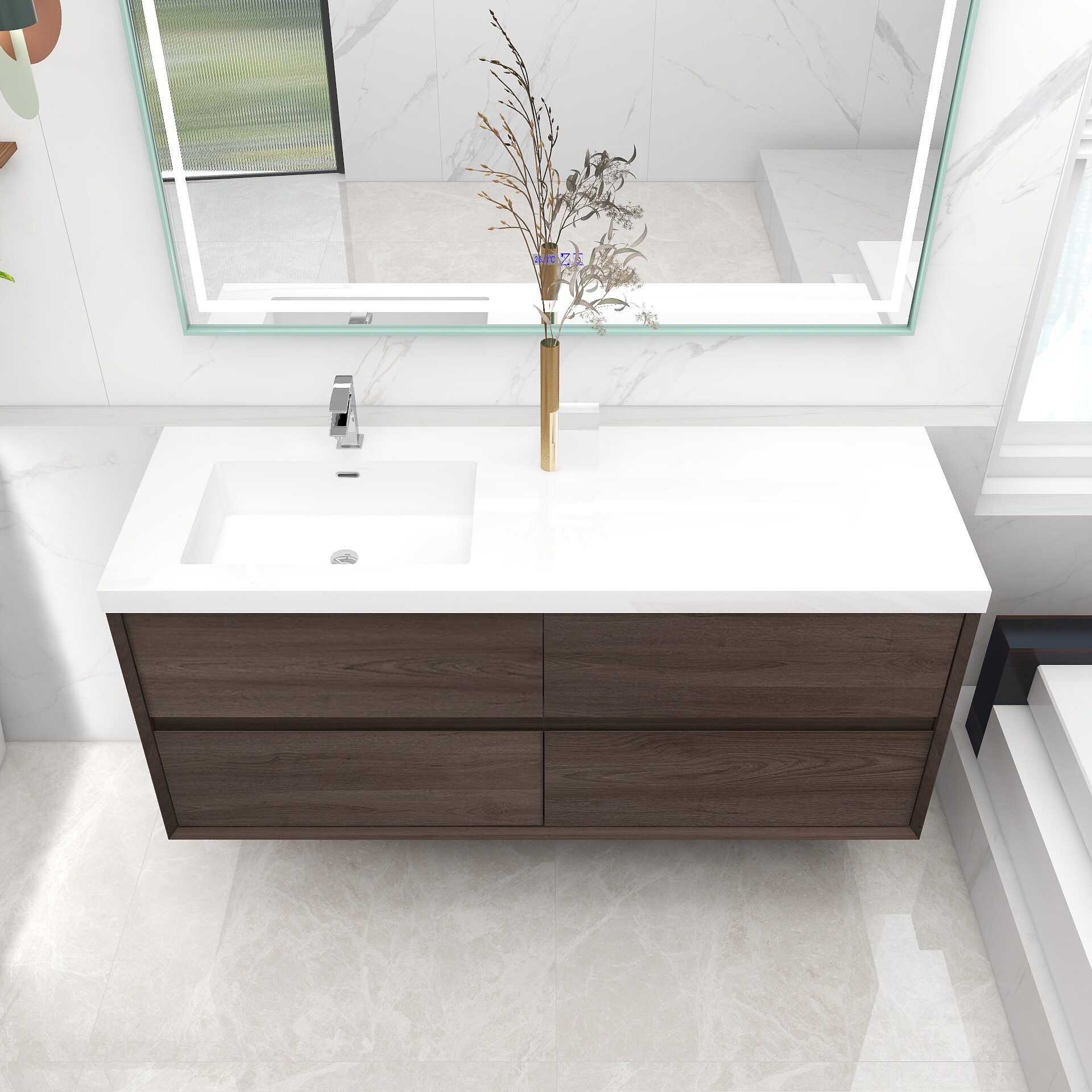BV Better Vanity SLIM60SL-RO Bath-Vanity-Combo - View #8