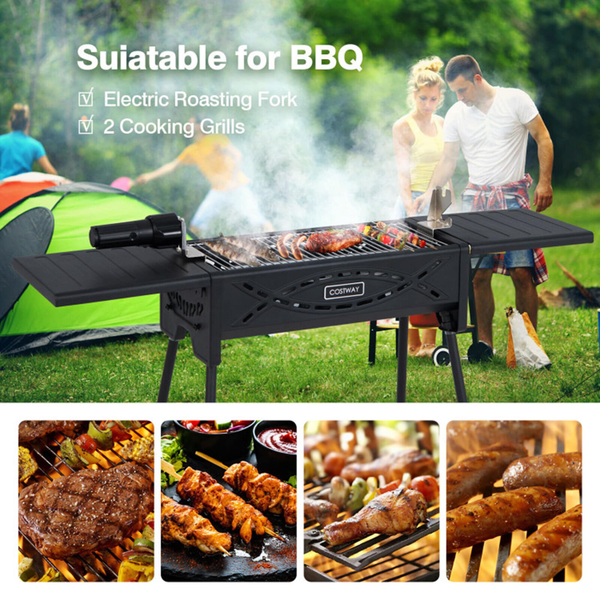 Mondawe MO679DK Charcoal-Grills - View #5