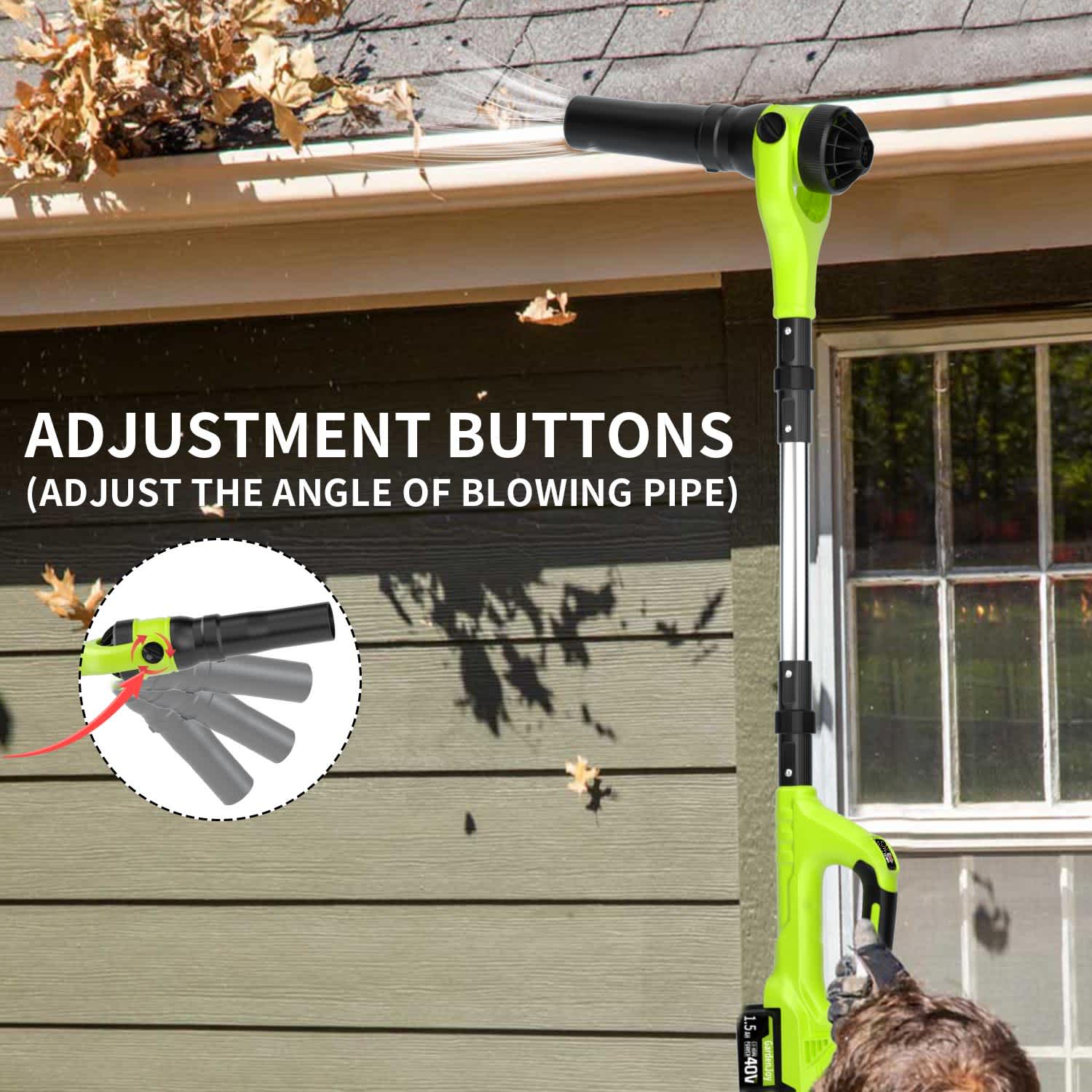 GardenJoy FH-LB411W-2L Cordless-Electric-Blowers - View #7