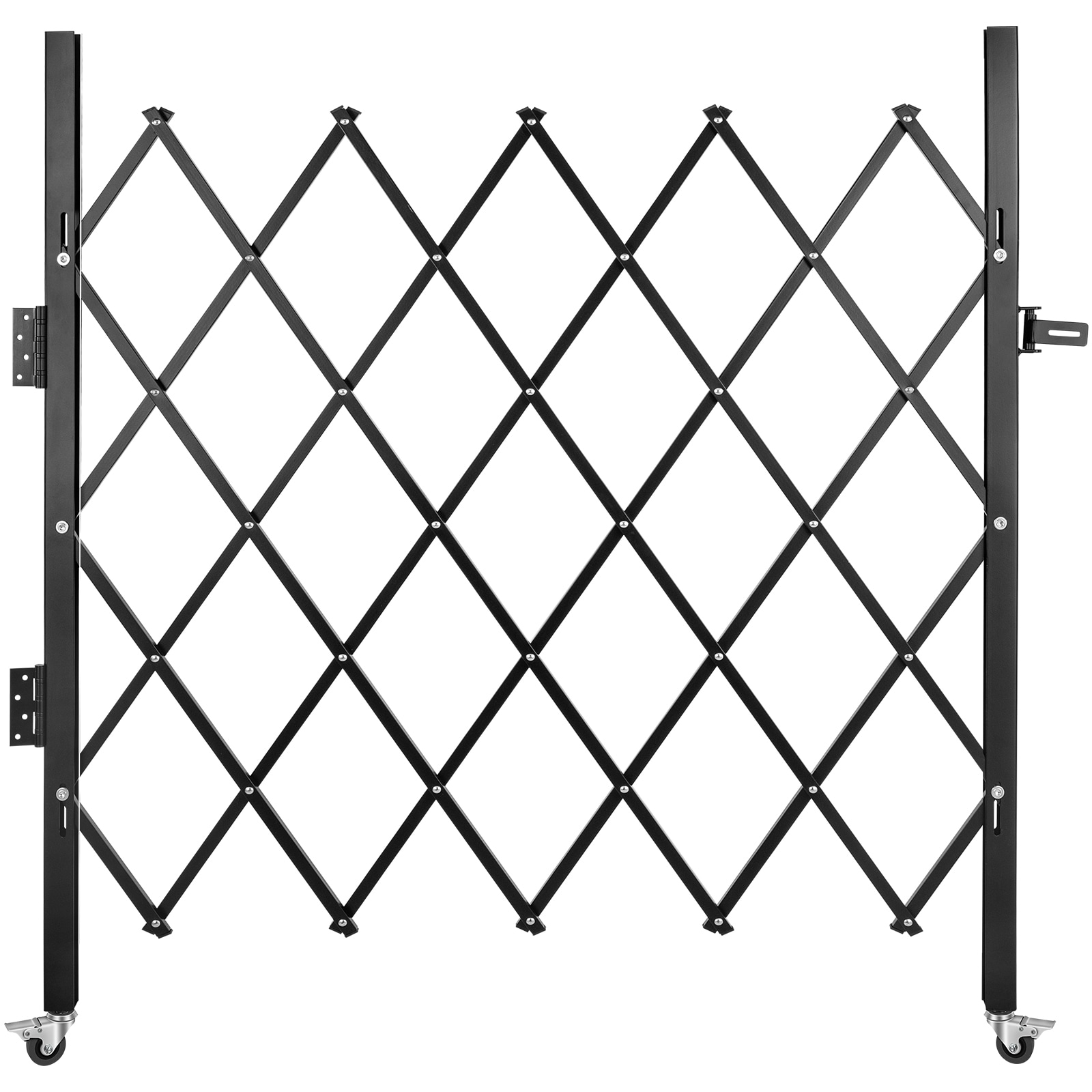 VEVOR SSFDMDM1.66X1.22MV0 4.1-ft H x 5.5-ft W Black Board-on-board Security Composite Fence Panel