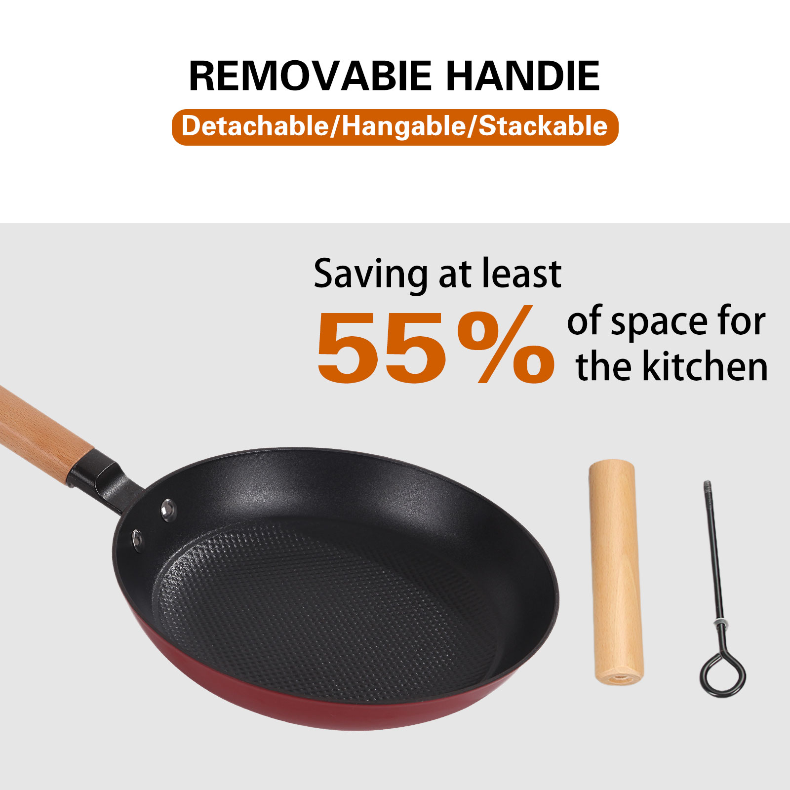 LTMATE LSDT-08-RED Cooking-Pans-Skillets - View #4