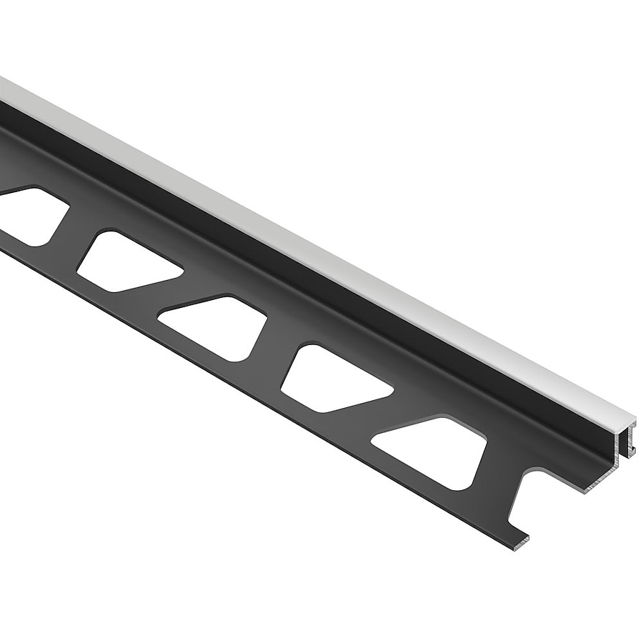 Schluter Systems Dilex-BWA 0.5-in W x 98.5-in L Stone Grey PVC Tile Edge Trim Schluter Systems Dilex-BWA 0.5-in W x 98.5-in L Stone Grey PVC Tile Edge Trim