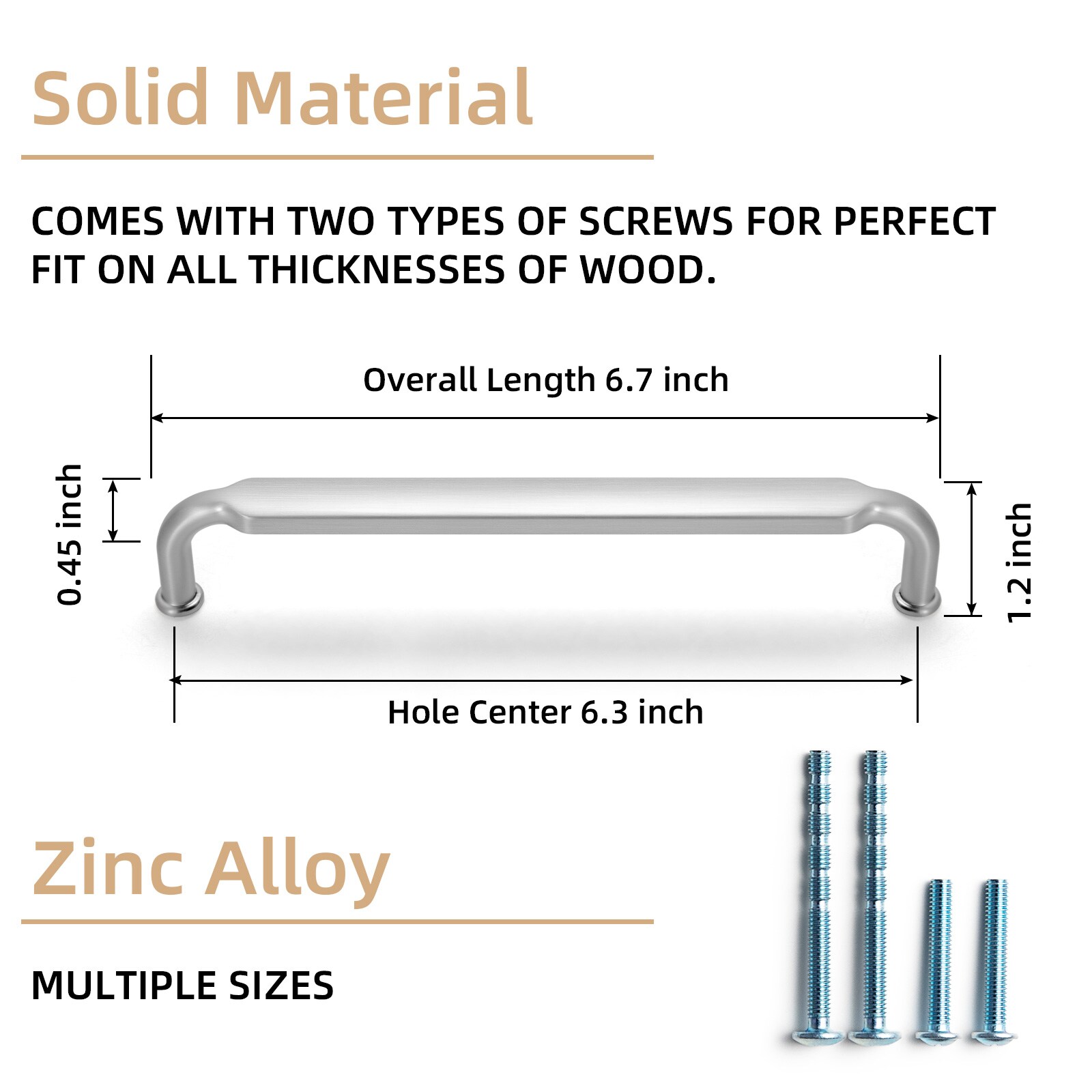 Miaokesen 2202NL-160 Cabinet-Pulls - View #2