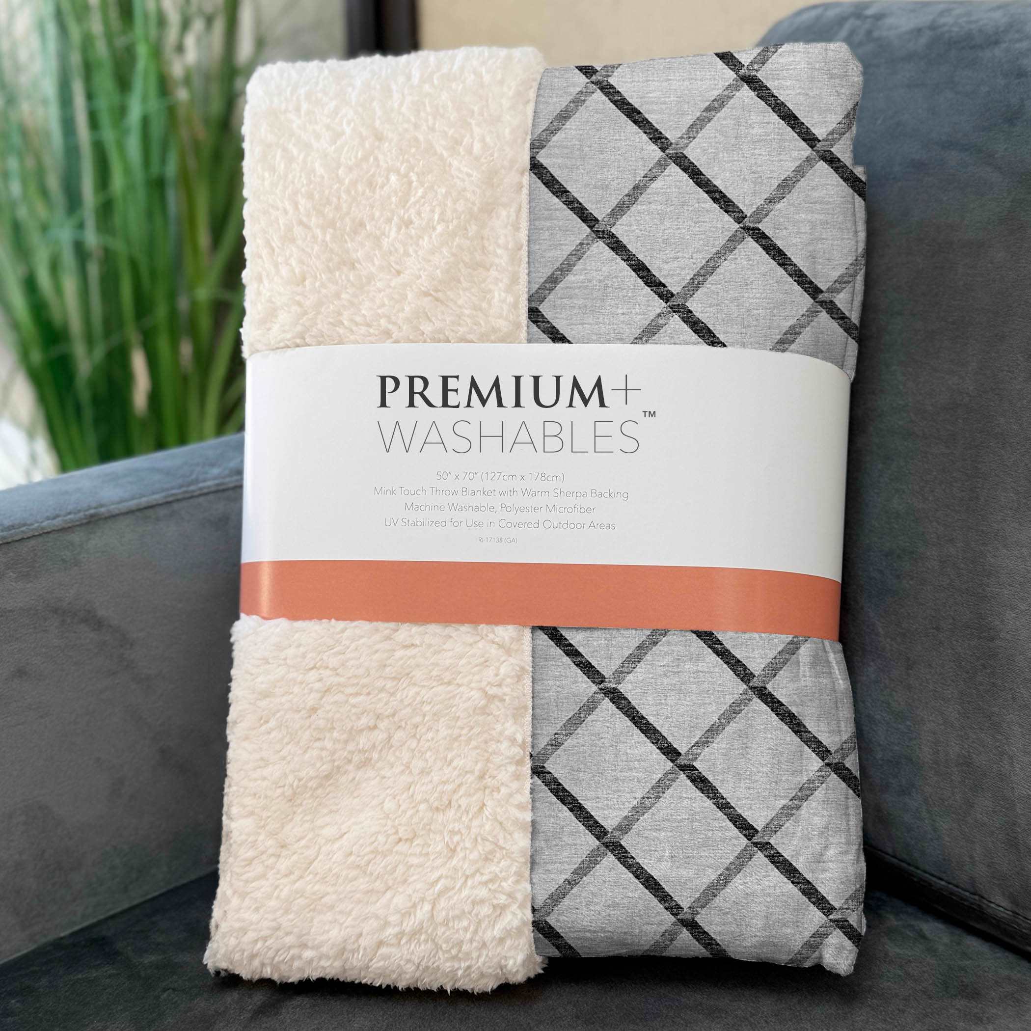 Addison Rugs ASB140GY50X70 Blankets-And-Throws - View #2