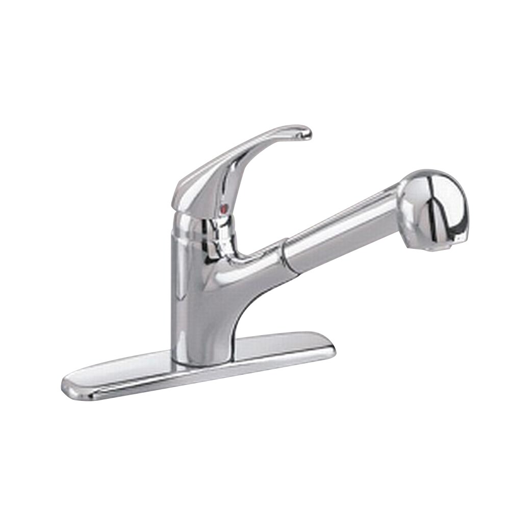 American Standard Reliant Polished Chrome 1-Handle Deck-Mount Pull-Out ...