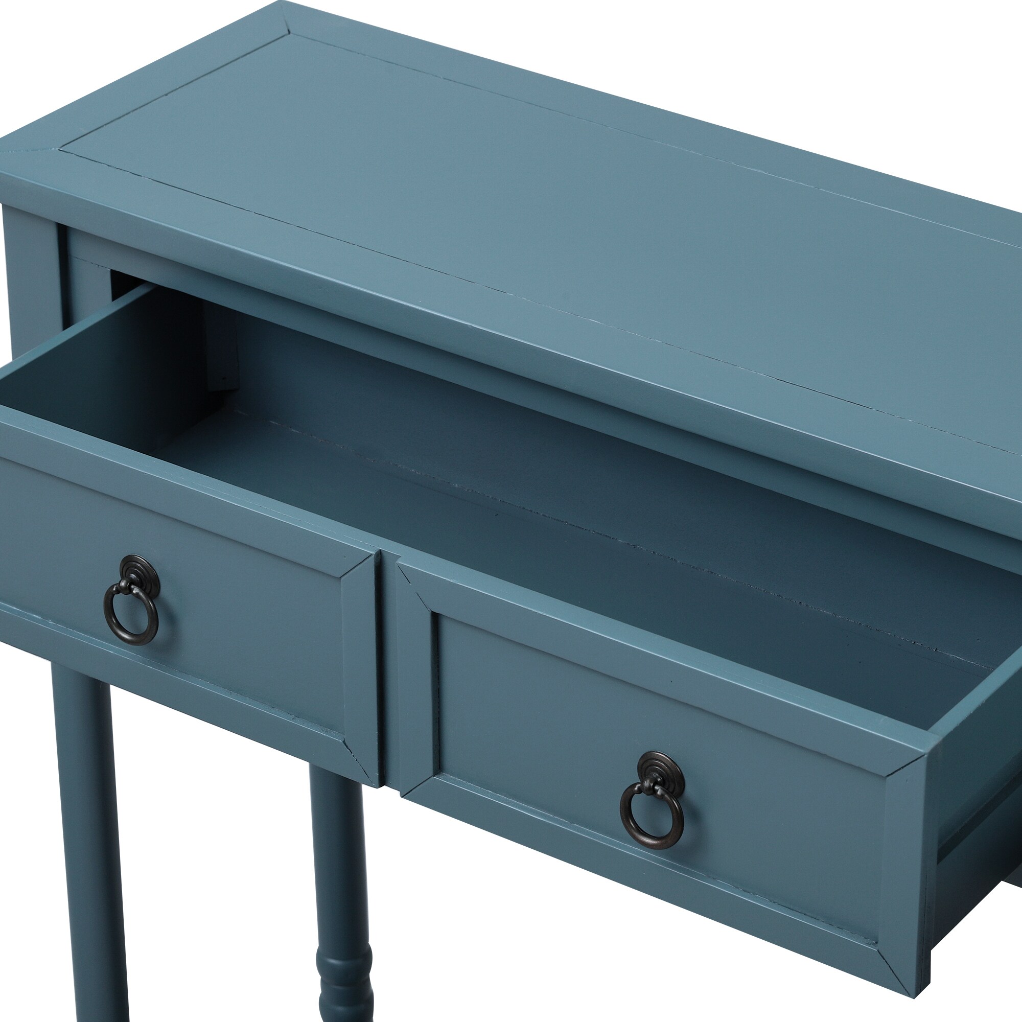 AHIOU HOME Modern Antique Navy Console Table in the Console Tables ...