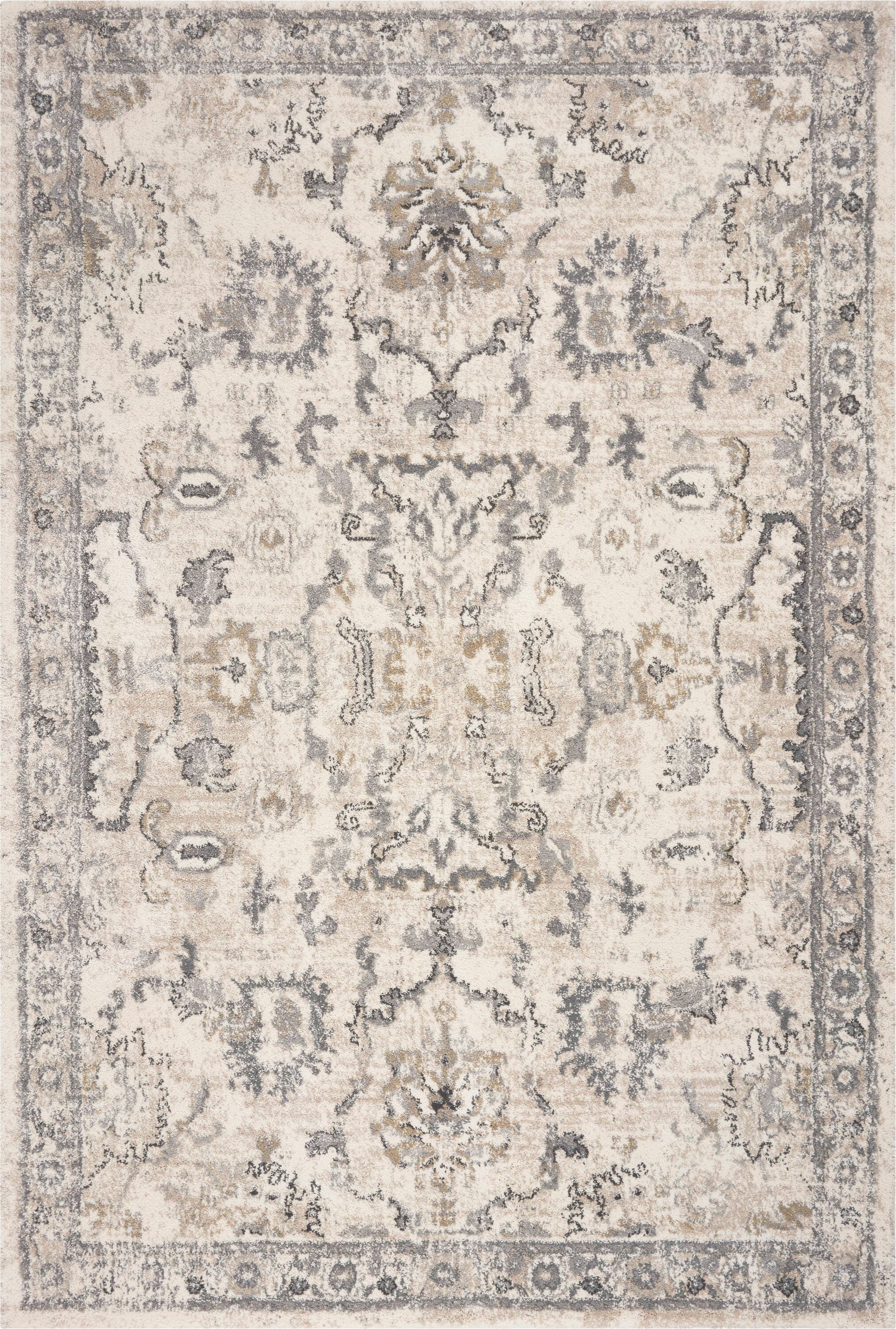 Everyday Woven EVE4707810X13 9 x 12 (ft) Polypropylene Ivory Rectangular Indoor Floral/Botanical French Country Area rug
