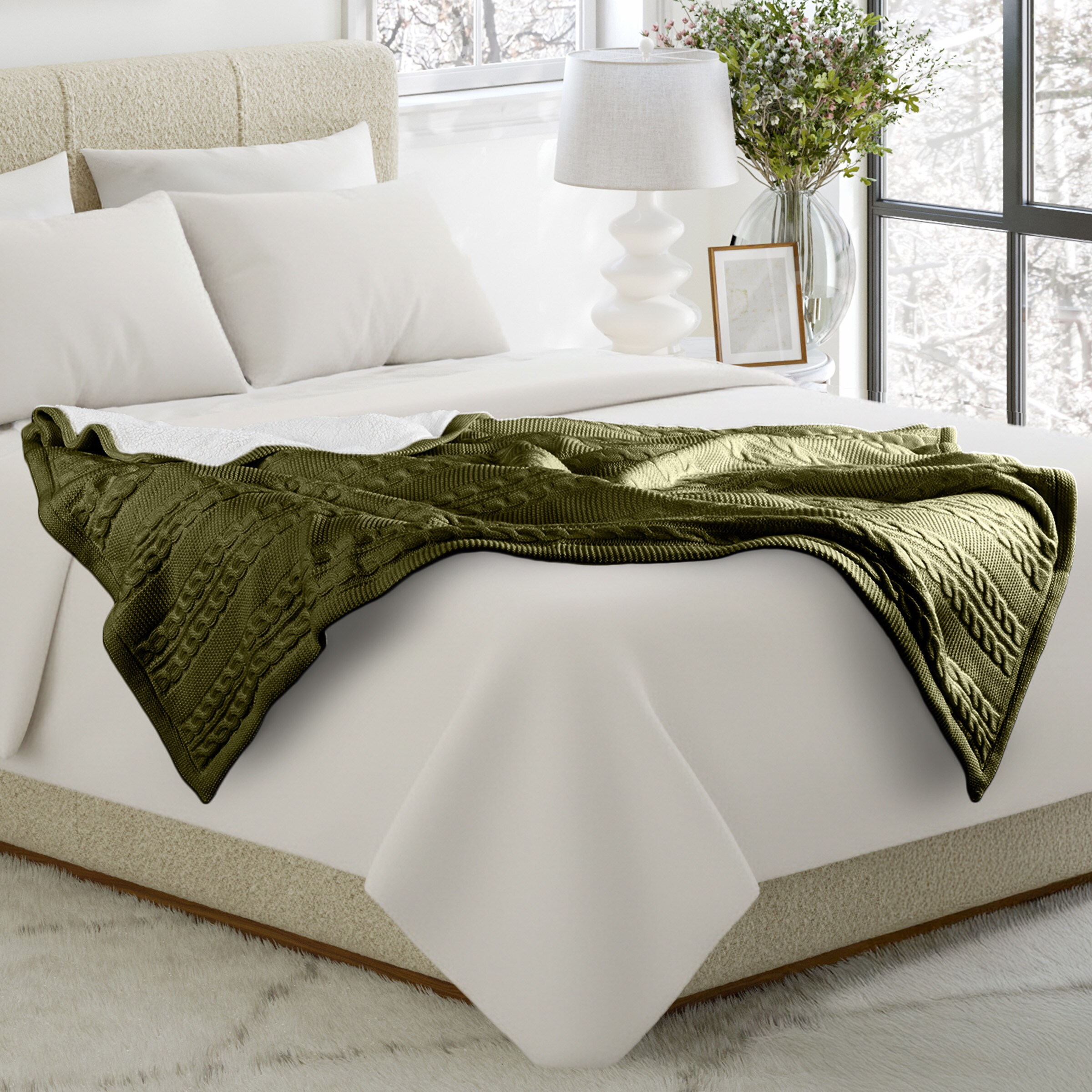 Lavish Home 66-THROW60-G Blankets-And-Throws - View #6
