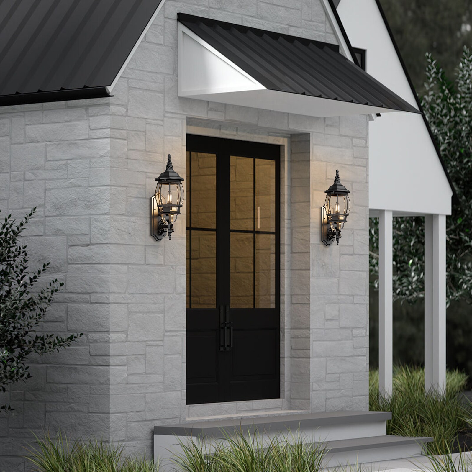 LamQee 06FTL0241ABK Outdoor-Wall-Lighting - View #4