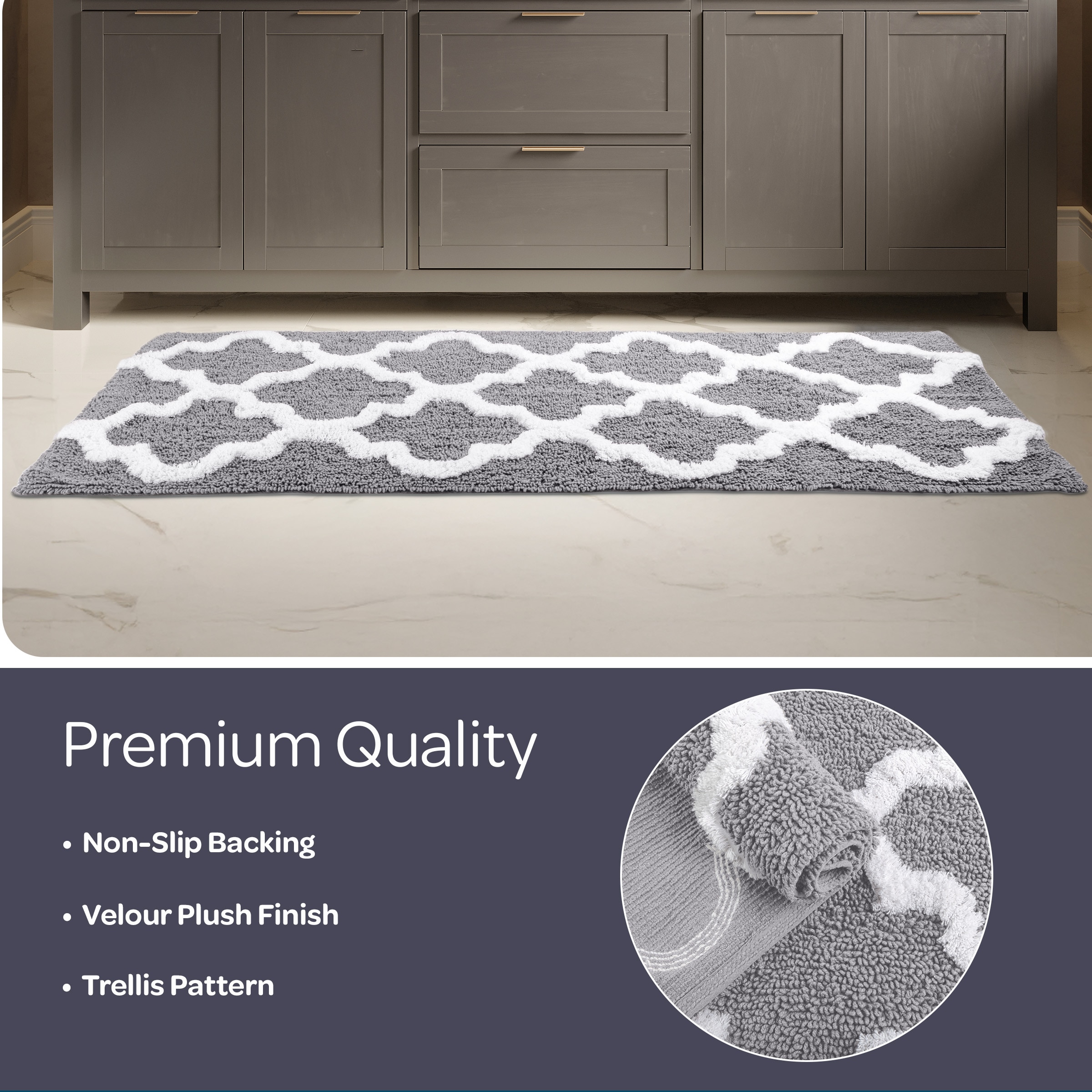Hastings Home 230587QVY Bath-Rugs - View #2