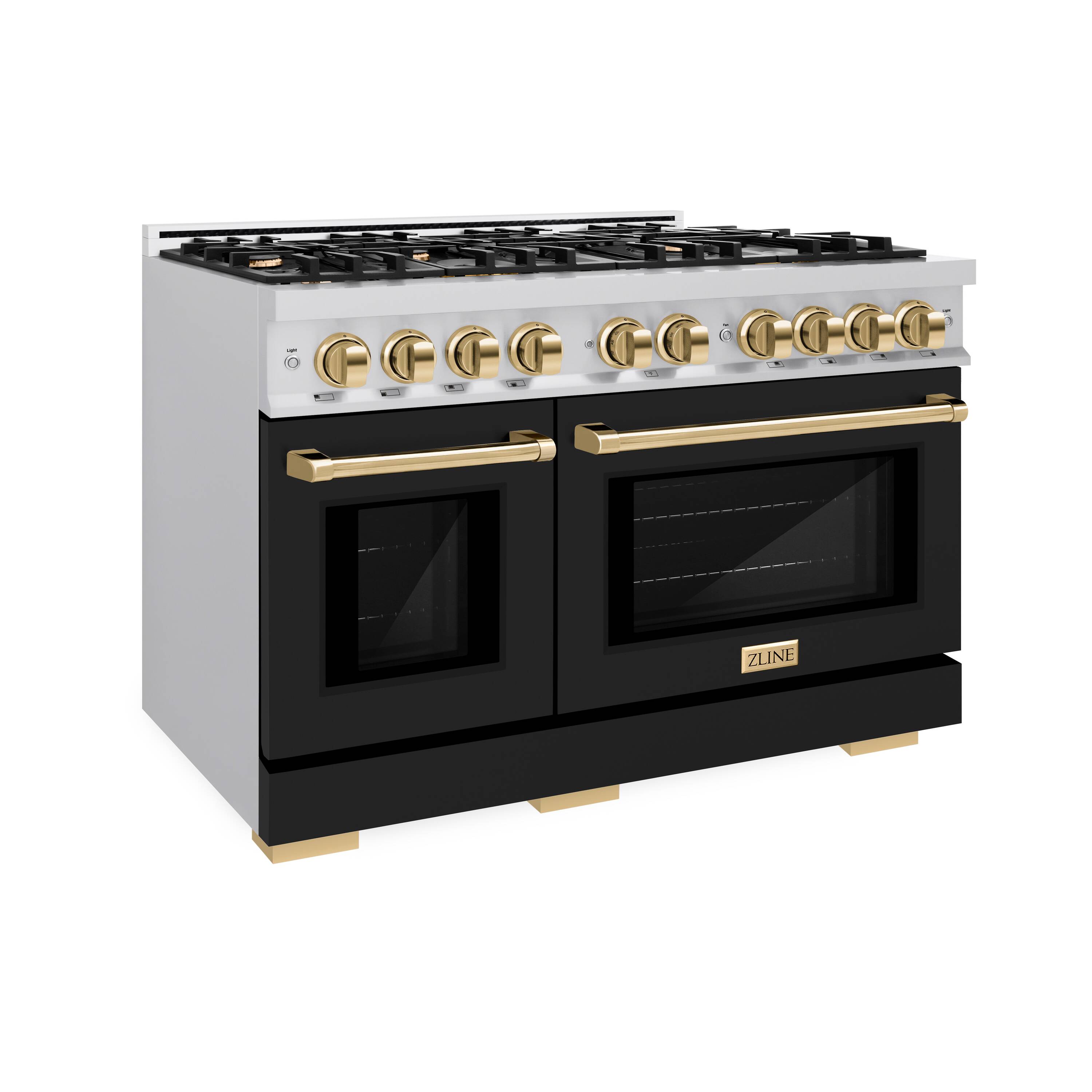 ZLINE KITCHEN & BATH HDRZ-BLM-48-G Double-Dual-Fuel-Ranges - View #2