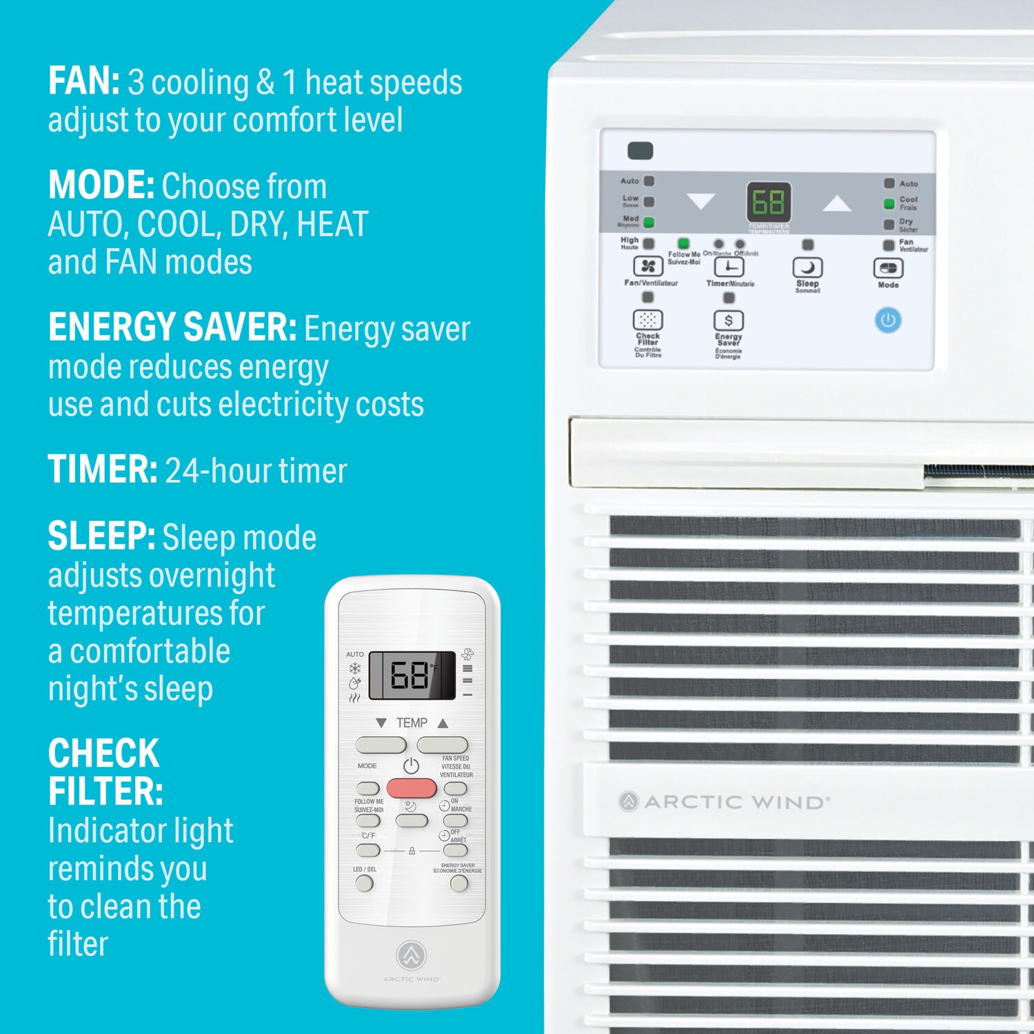Arctic Wind 3AWTWH10002A Wall-Air-Conditioners - View #5