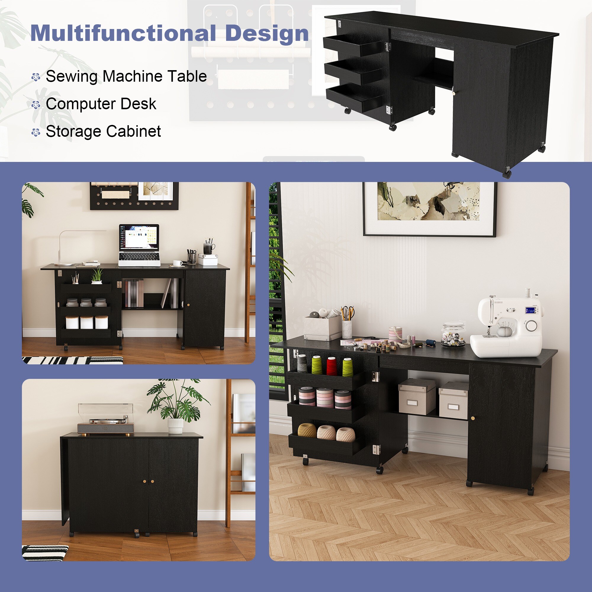 HyperDrop Cart W-W2700P487996 desks - View #5