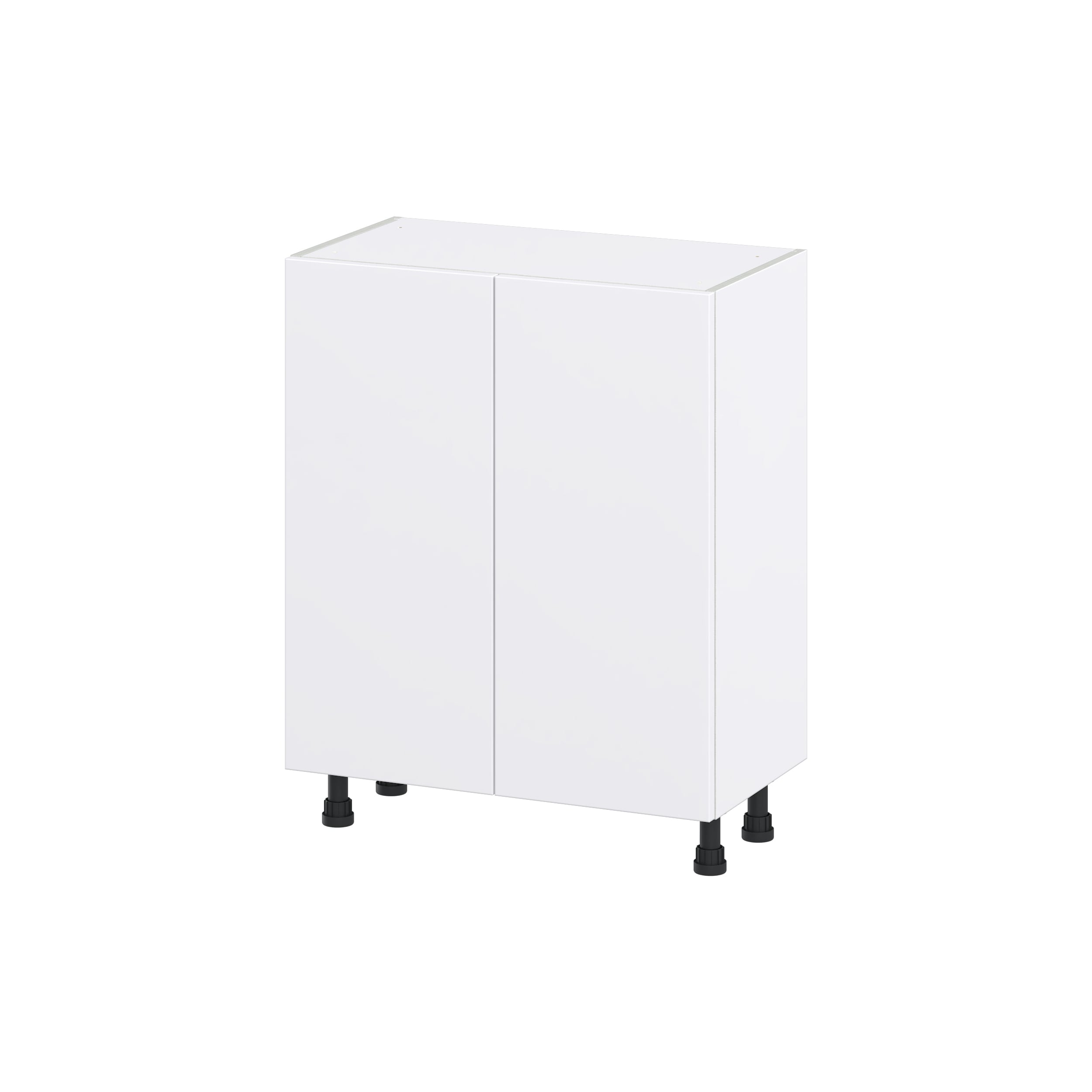 Hugo&Borg DSB2714FH-LA Lasalle 27-in W x 34.5-in H x 14-in D Bright White Slab Base Fully assembled Cabinet (Flat Panel Slab)