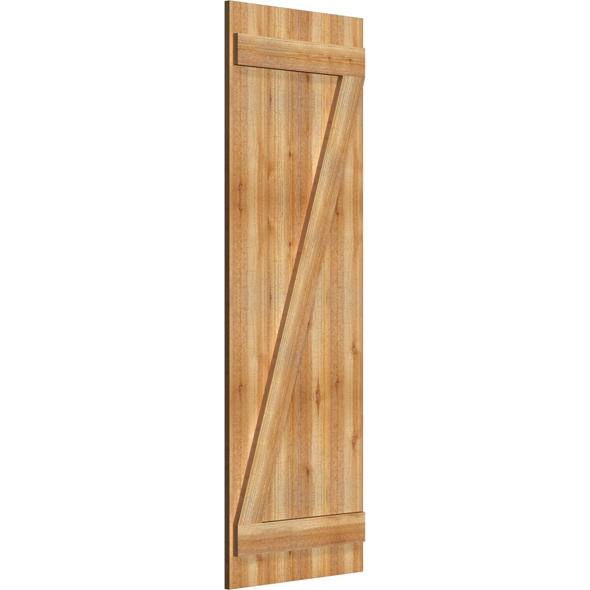 Ekena Millwork RBJ06Z21X063RWR Exterior-Shutters - View #2