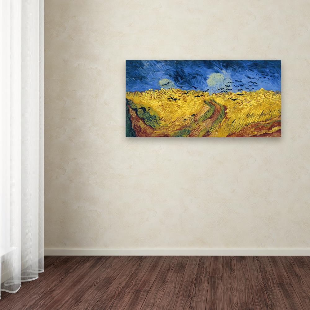 Vincent Van Gogh Wheatfield with Crows Framed Canvas Art