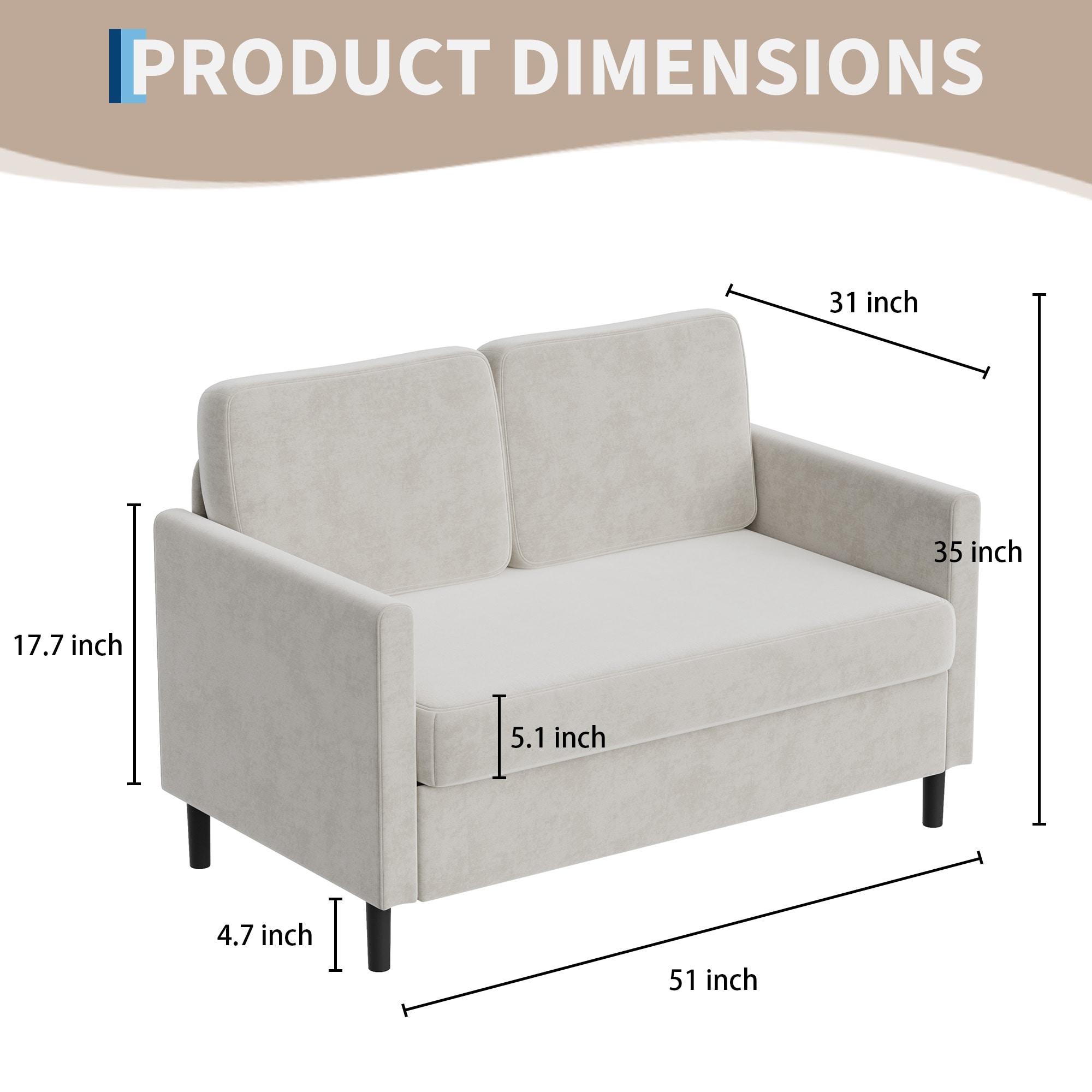 Garvee CK0-V95PO-OZZ Sofas-Loveseats - View #3