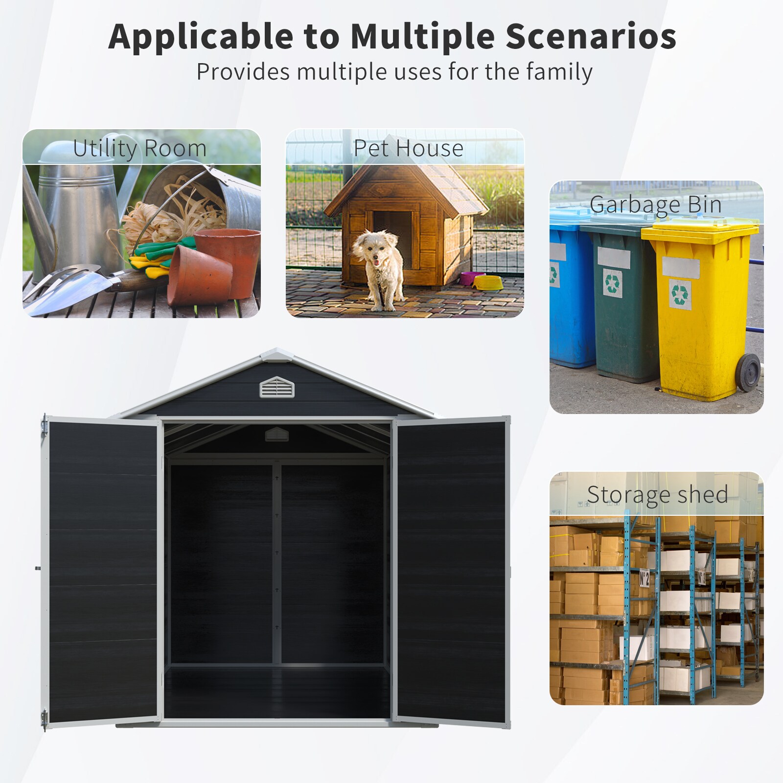 Wooakway FXLS0604-603Z293 Metal-Storage-Buildings-Sheds - View #4