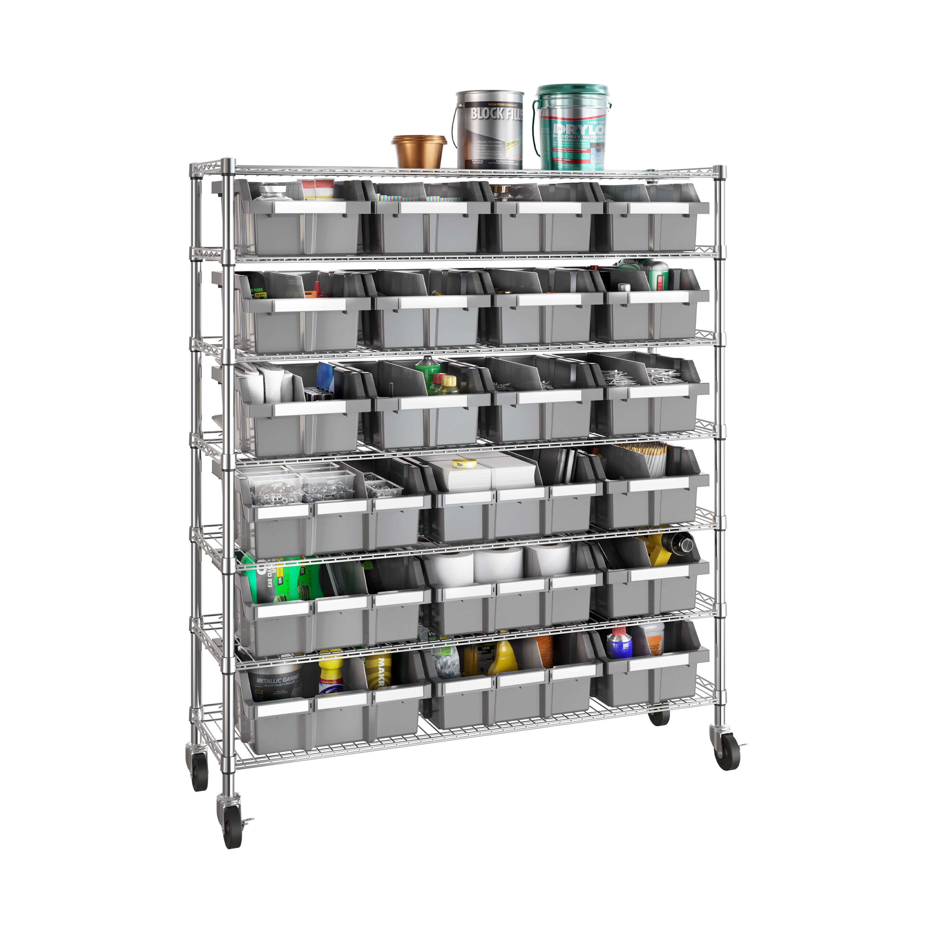 Seville Classics WEB678 Free-Standing-Shelving - View #4
