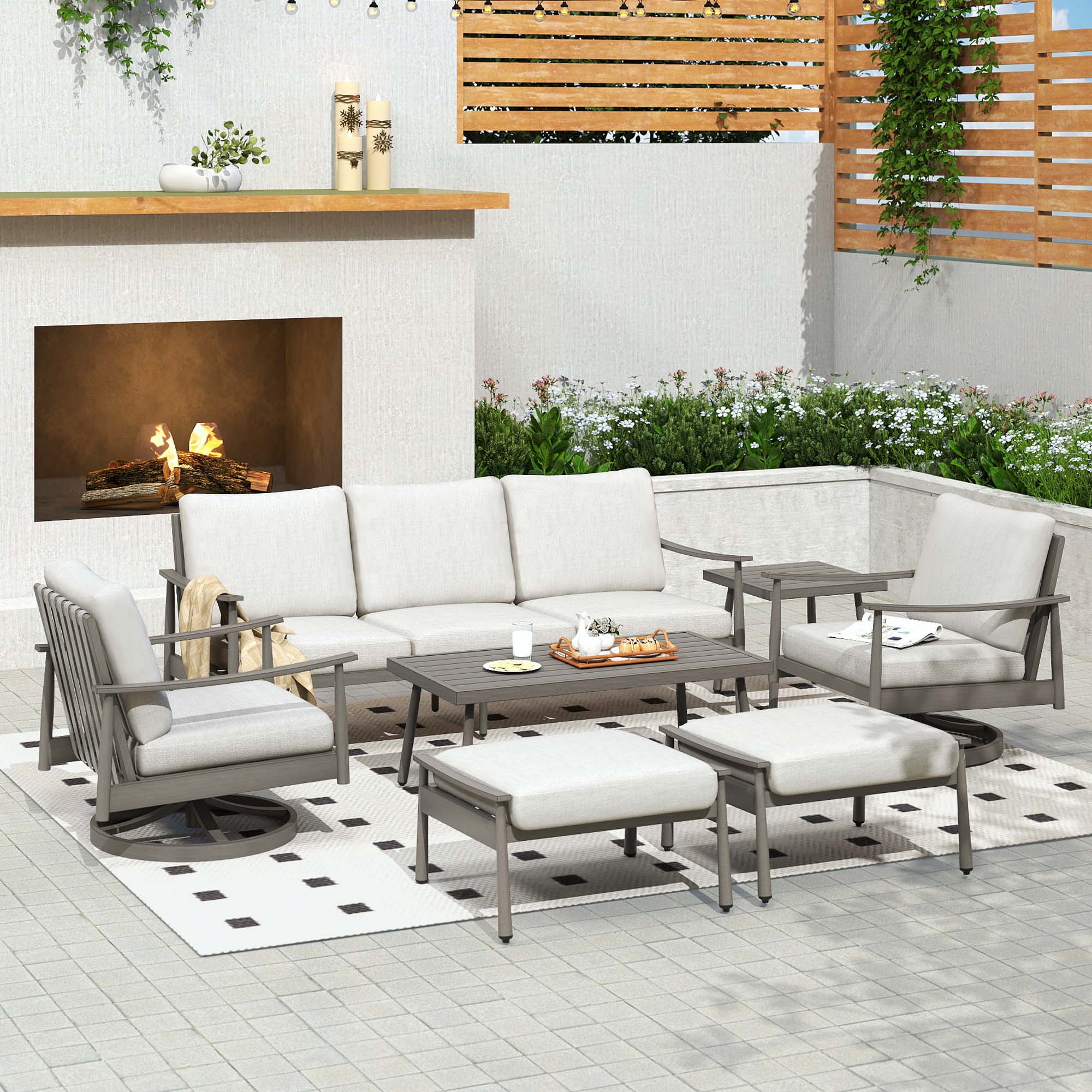  EL-SF7-GG-B2-WL3 Patio-Conversation-Sets - View #2