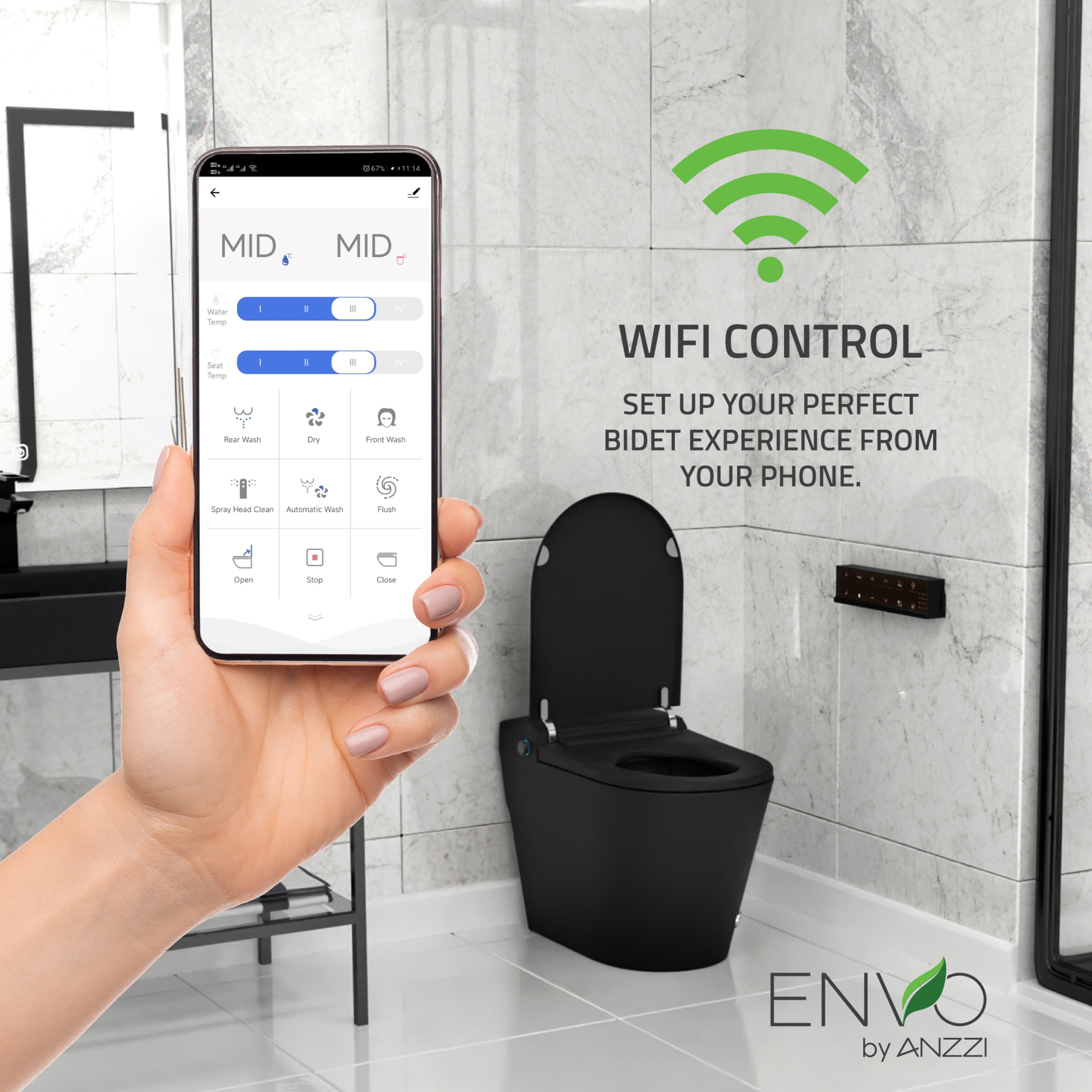 ANZZI TL-ST950WIFI-MB bidets - View #5