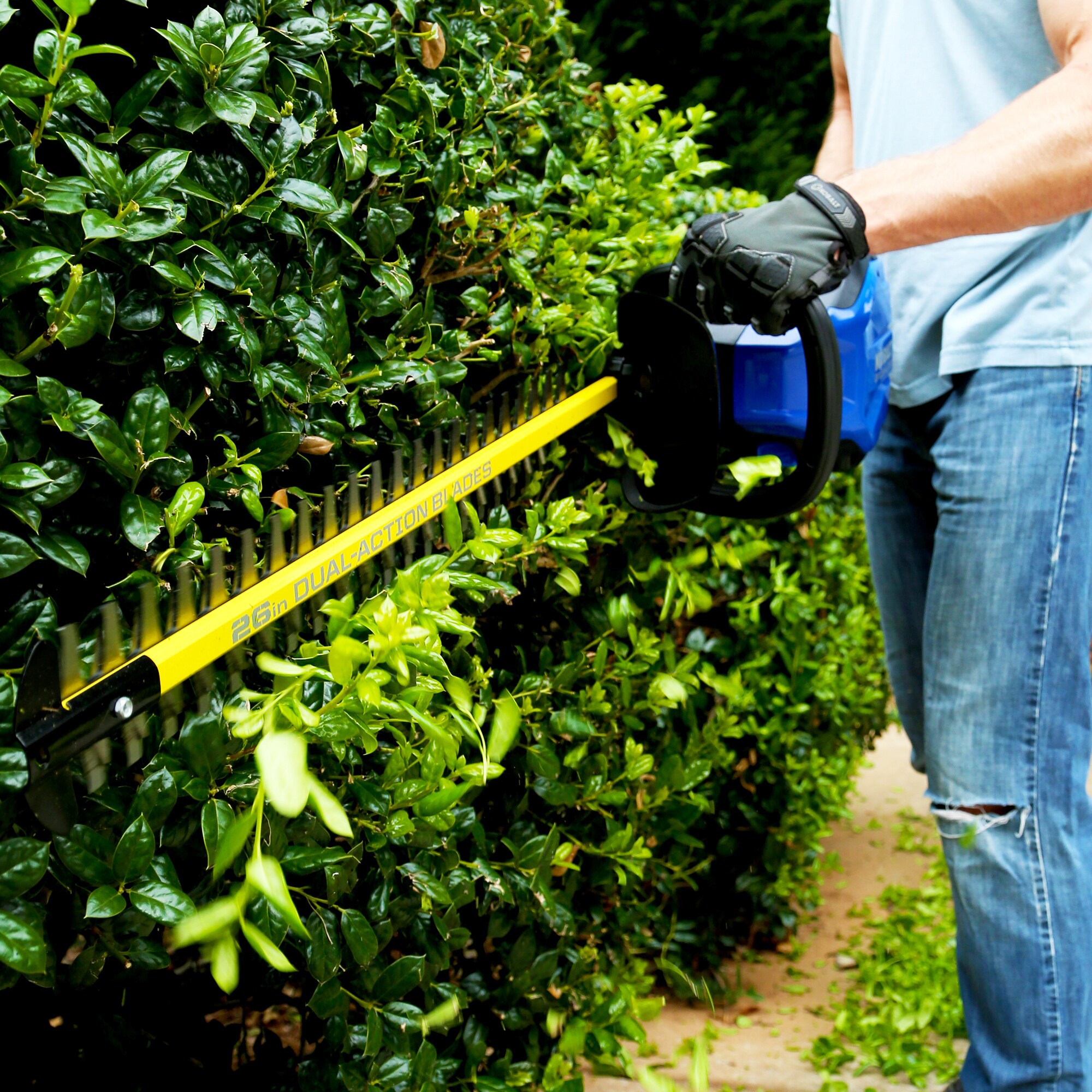 Kobalt 80 volt Cordless Battery Leaf Blower and Hedge Trimmer