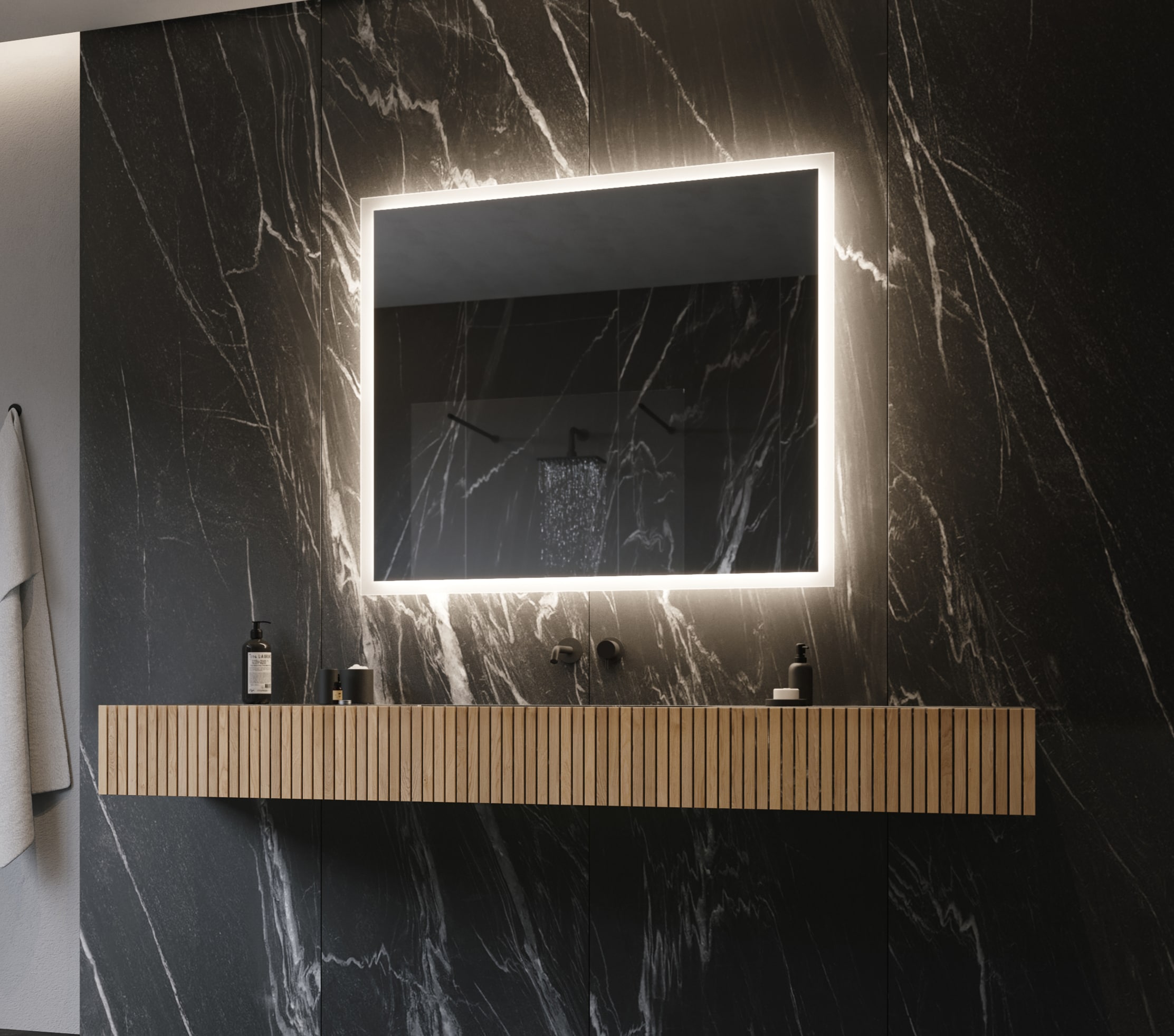 PARIS MIRROR RECTX40363000 Framed-Bath-Mirrors - View #4