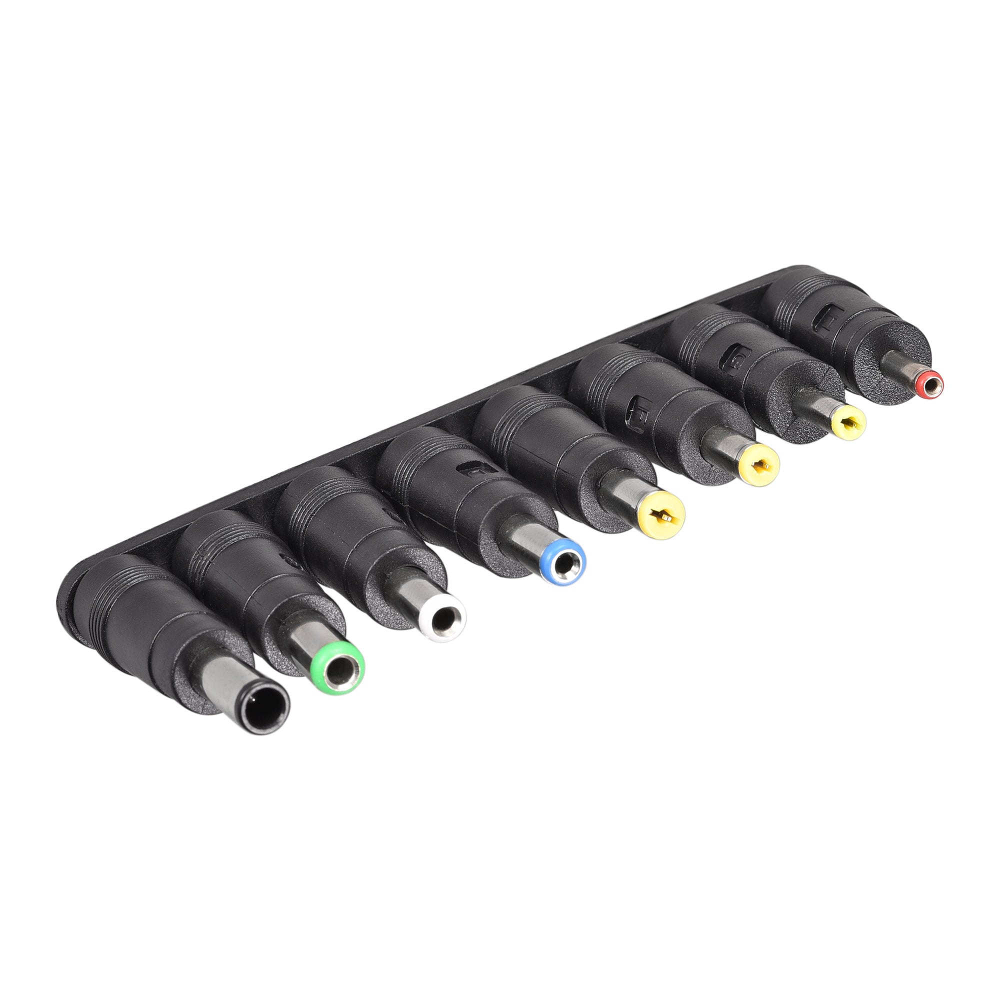 Unique Bargains DC Power Adapter Kit 8pcs 5.5 x 2.1mm Jack Converter Barrel Connector Set