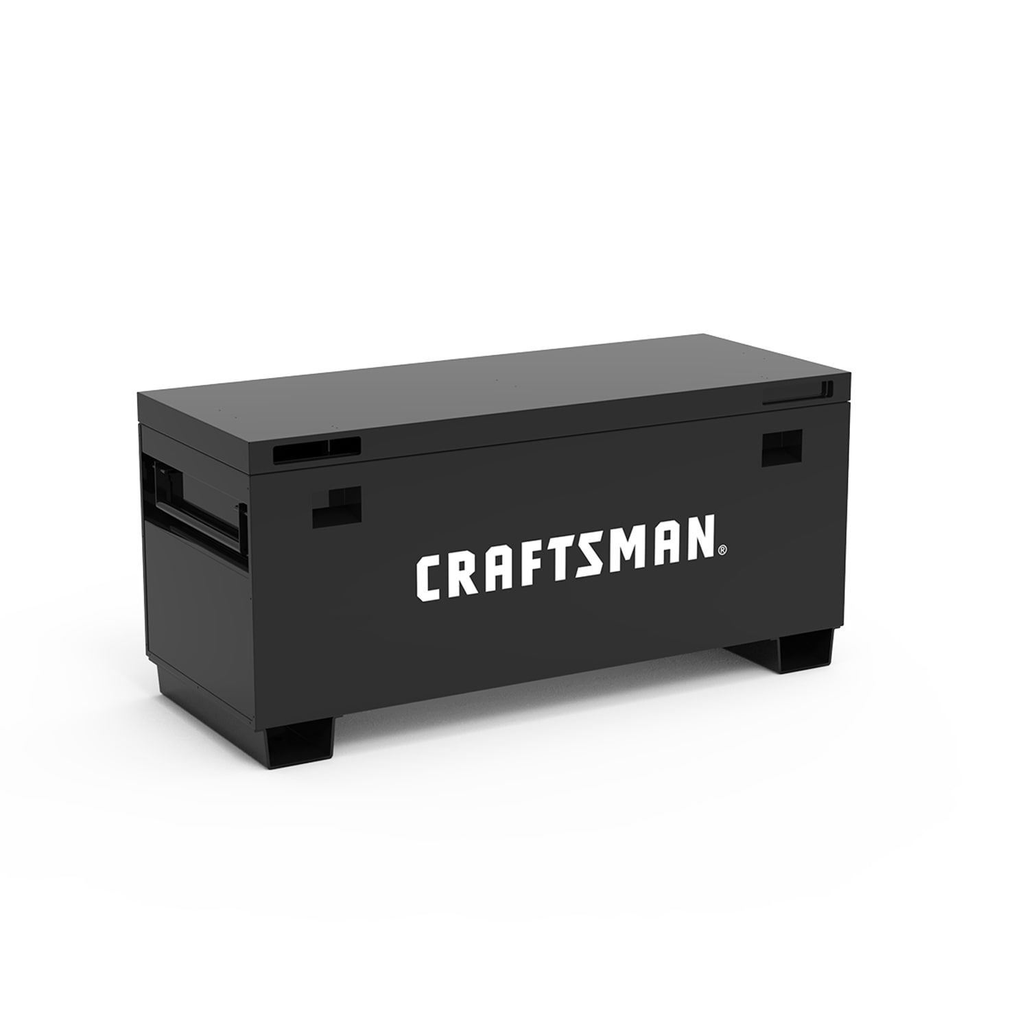 CRAFTSMAN 60-in W x 23.98-in L x 25.94-in H Black Steel Jobsite Box in ...