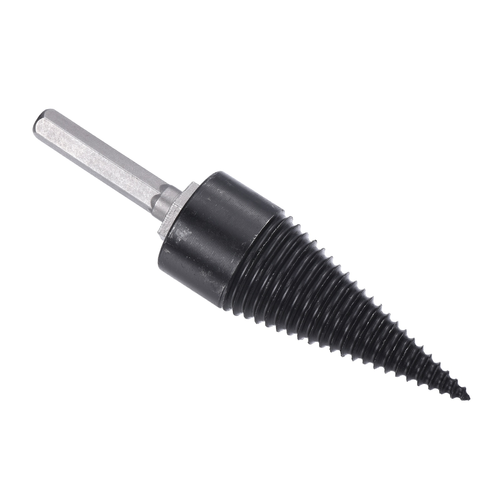PATIKIL 32mm Firewood Log Splitter Drill Bit Removable Drill Bits Electric Drills Screw Cone Driver with Hex Shank for Home and Outdoor