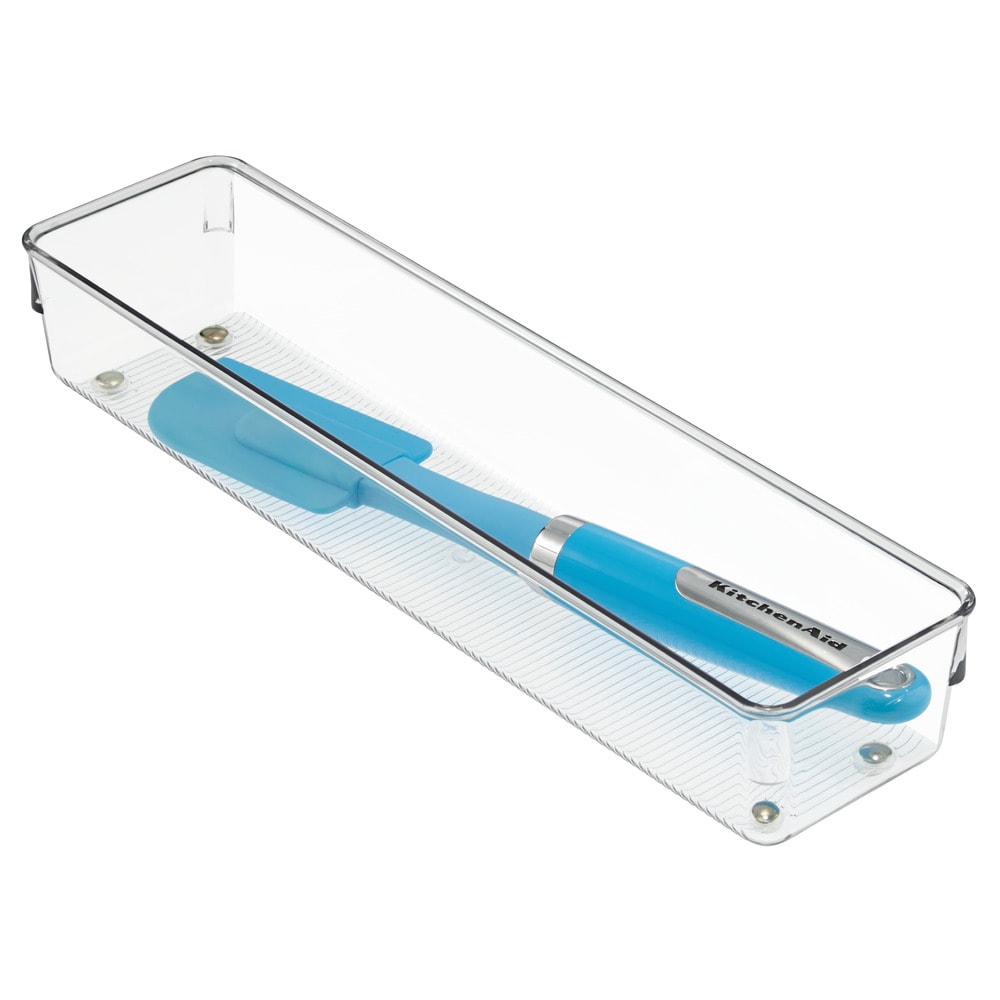 Command 8.6-in W x 3.12-in H x 2.95-in D Clear Plastic Caddy in