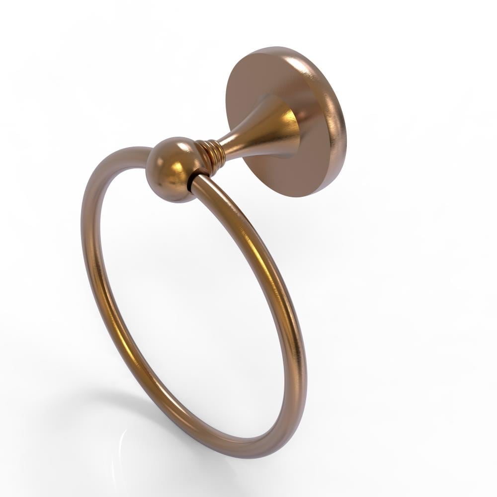 Allied Brass SL-16-BBR Shadwell Brushed Bronze Wall mount Single Towel Ring