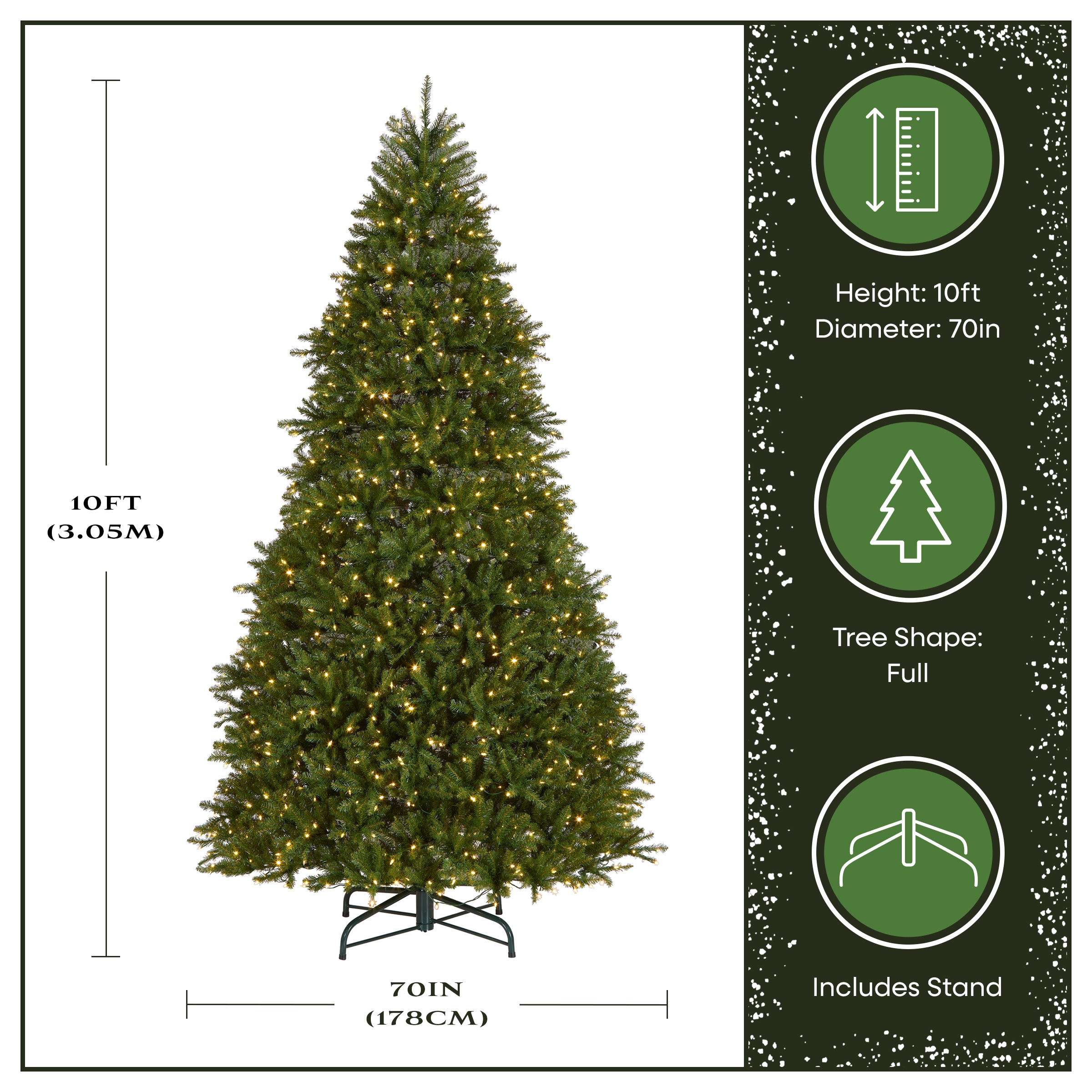 National Tree Company DUH-330LD-10S Artificial-Christmas-Trees - View #5