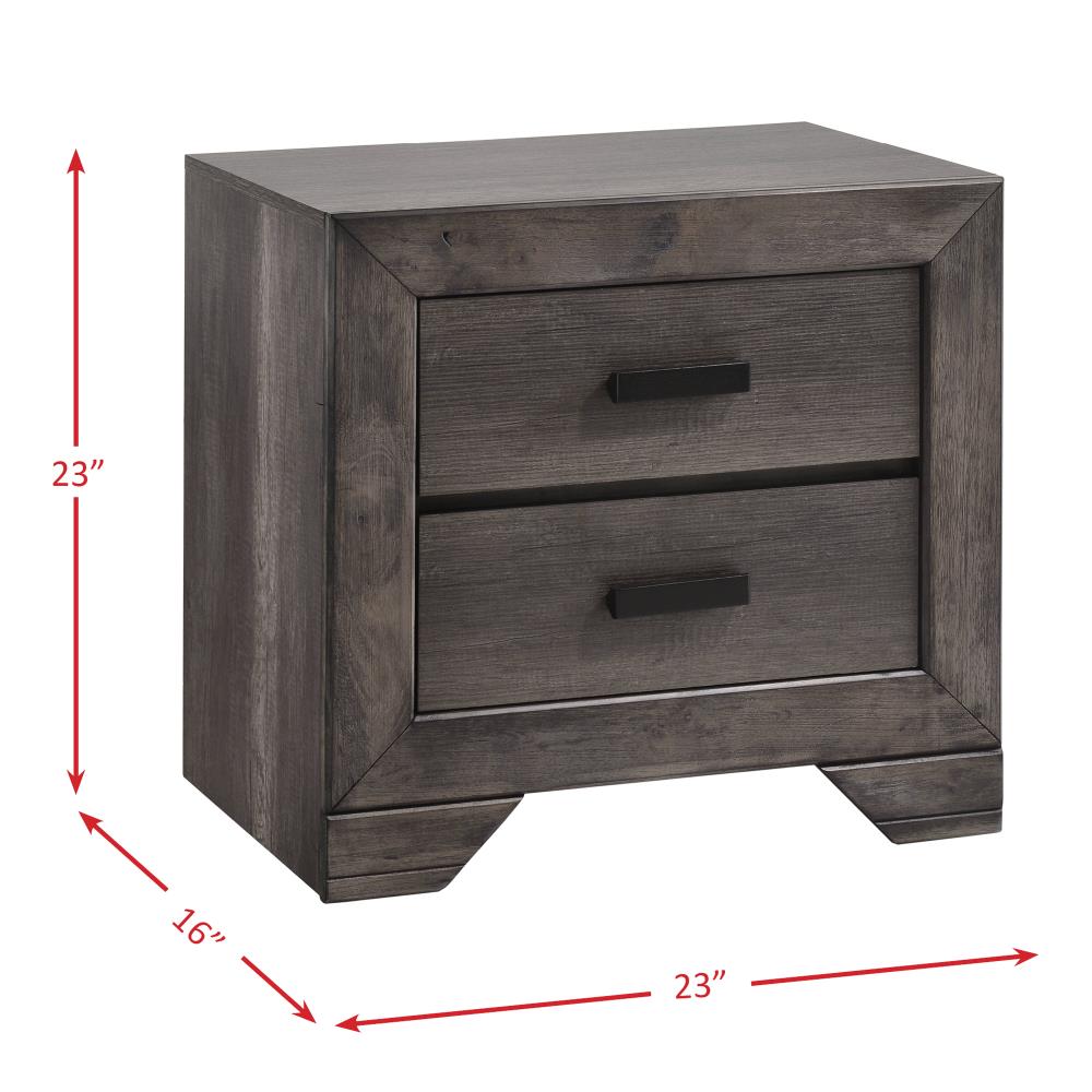 Grayson Dark Brown King Panel 3 Piece Bedroom Set