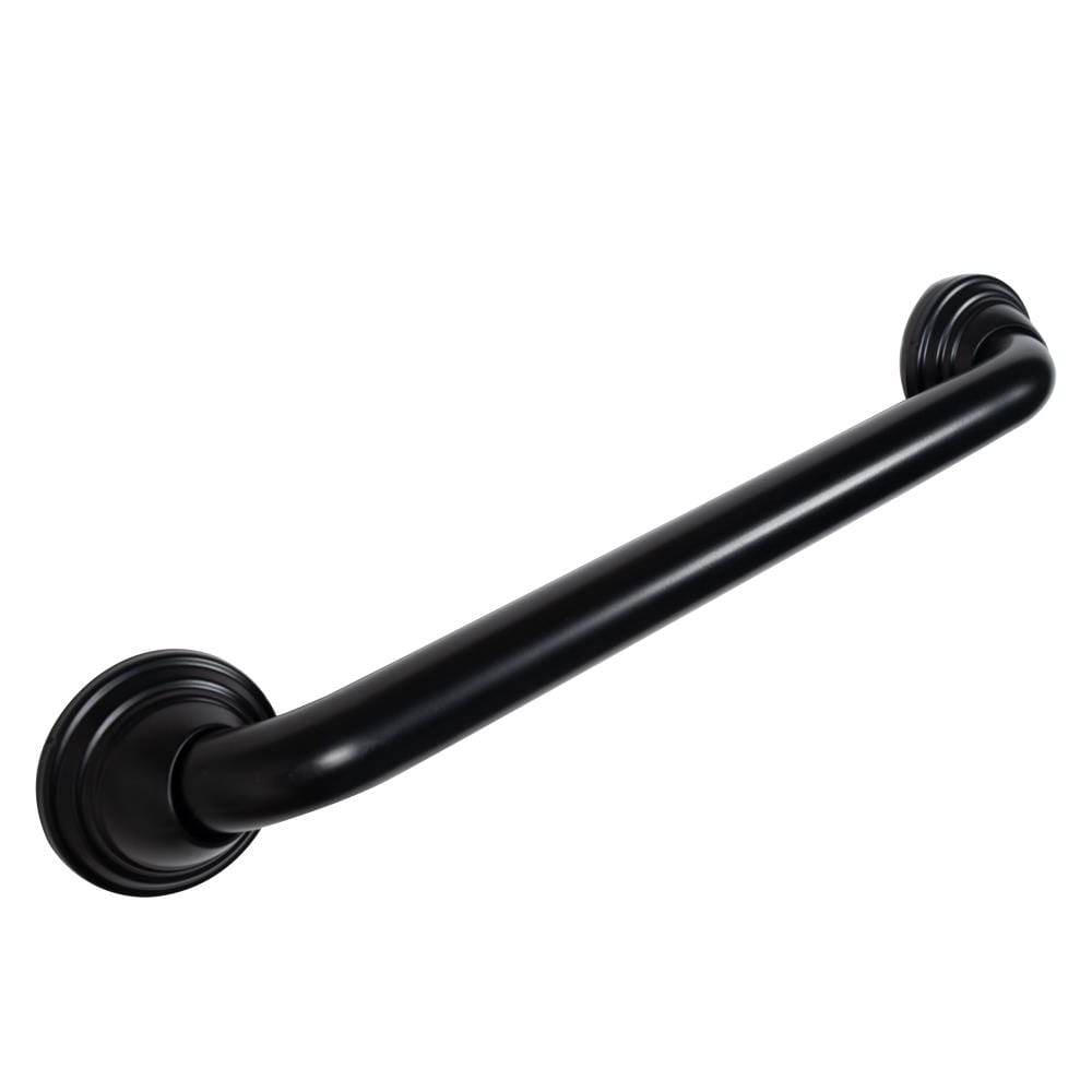 Utopia Alley 16-in Black Wall Mount Grab Bar (220-lb Weight Capacity ...