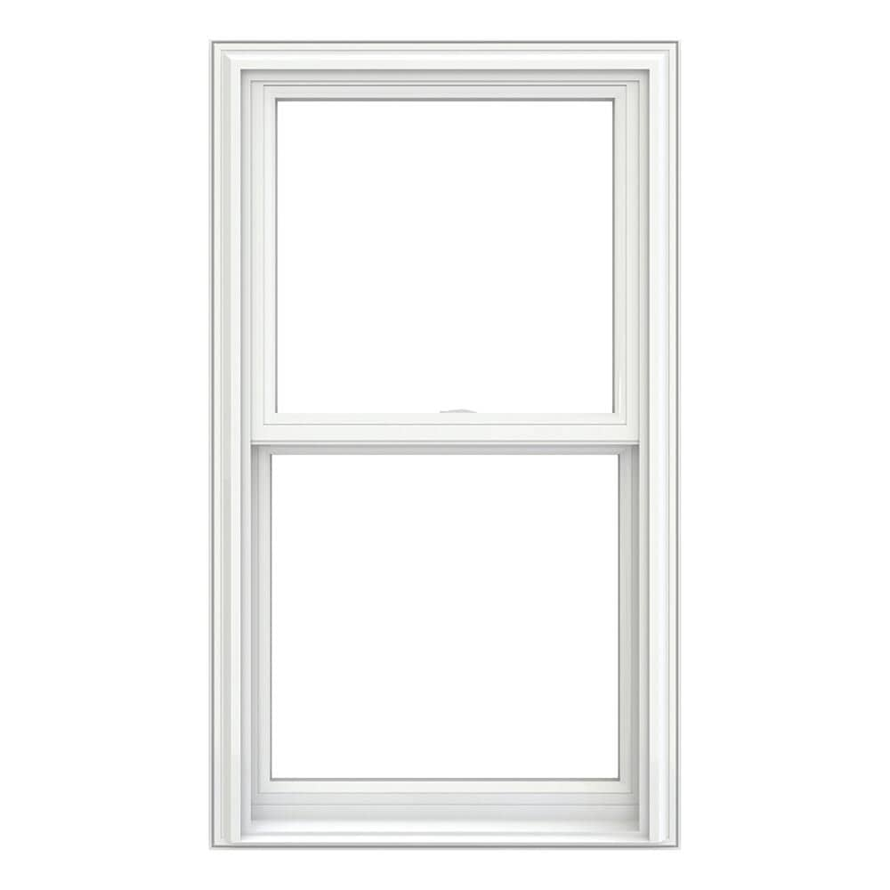 JELD-WEN V-2500 27-3/4-in x 37-1/2-in White White Vinyl Replacement ...