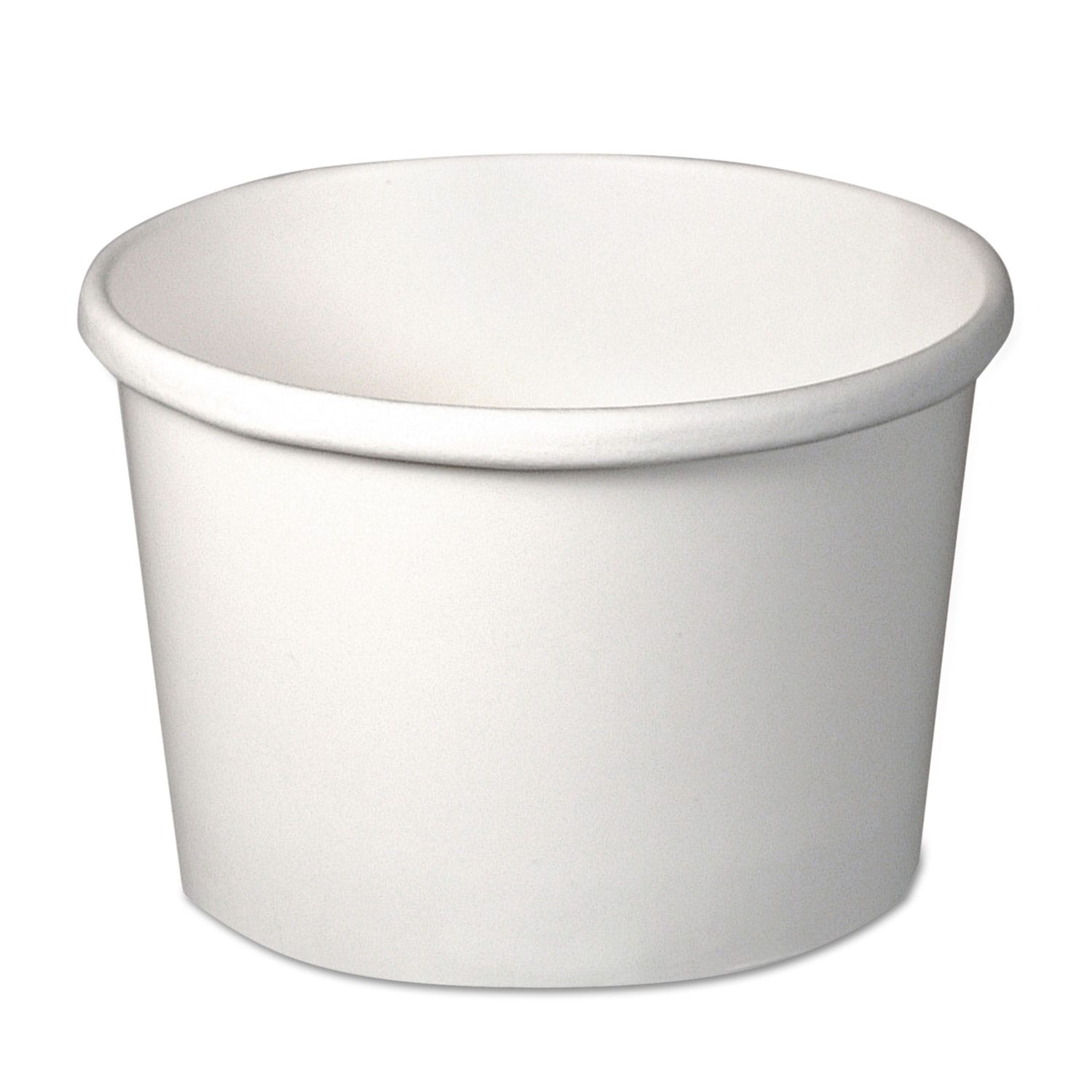 Dart Flexstyle Double Poly Paper Containers 8 oz White Paper 25 per Pack 20 Packs per Carton