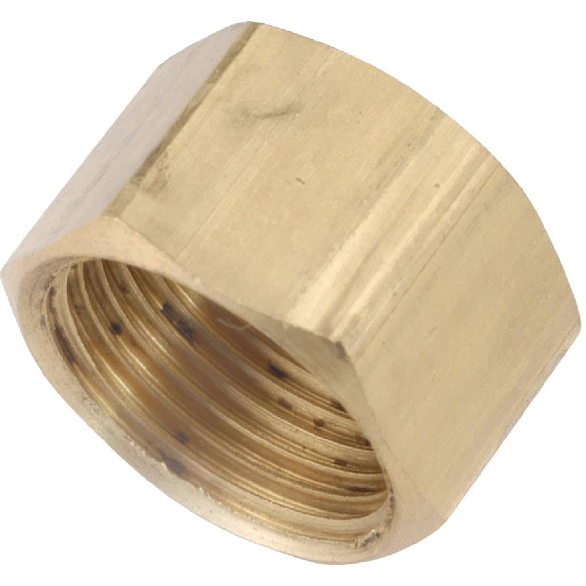 Anderson Metals  730081-06 Brass Compression Cap 3/8 in Pack of 10