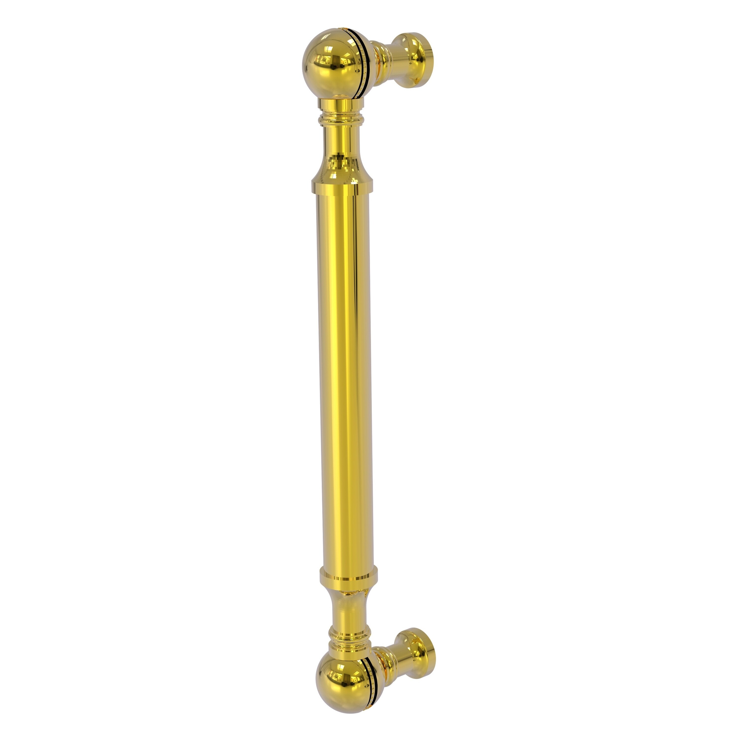 Allied Brass Cabinet Hardware 3-in Center to Center Polished Brass  Cylindrical Bar Drawer Pulls at