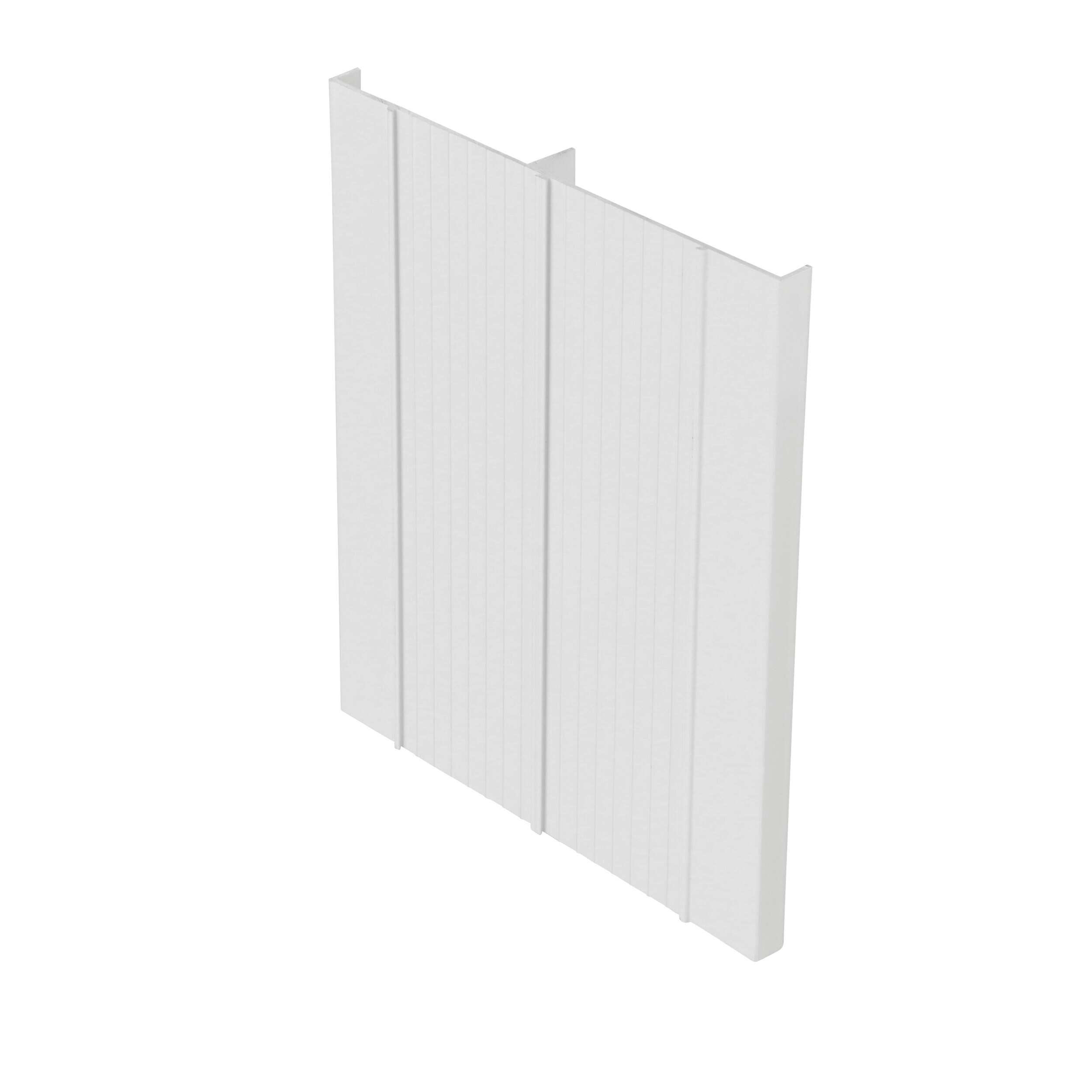 Bertha Extruded Valence 5-1/2-in x 12-Ft 6-in White in the Screen Frame ...