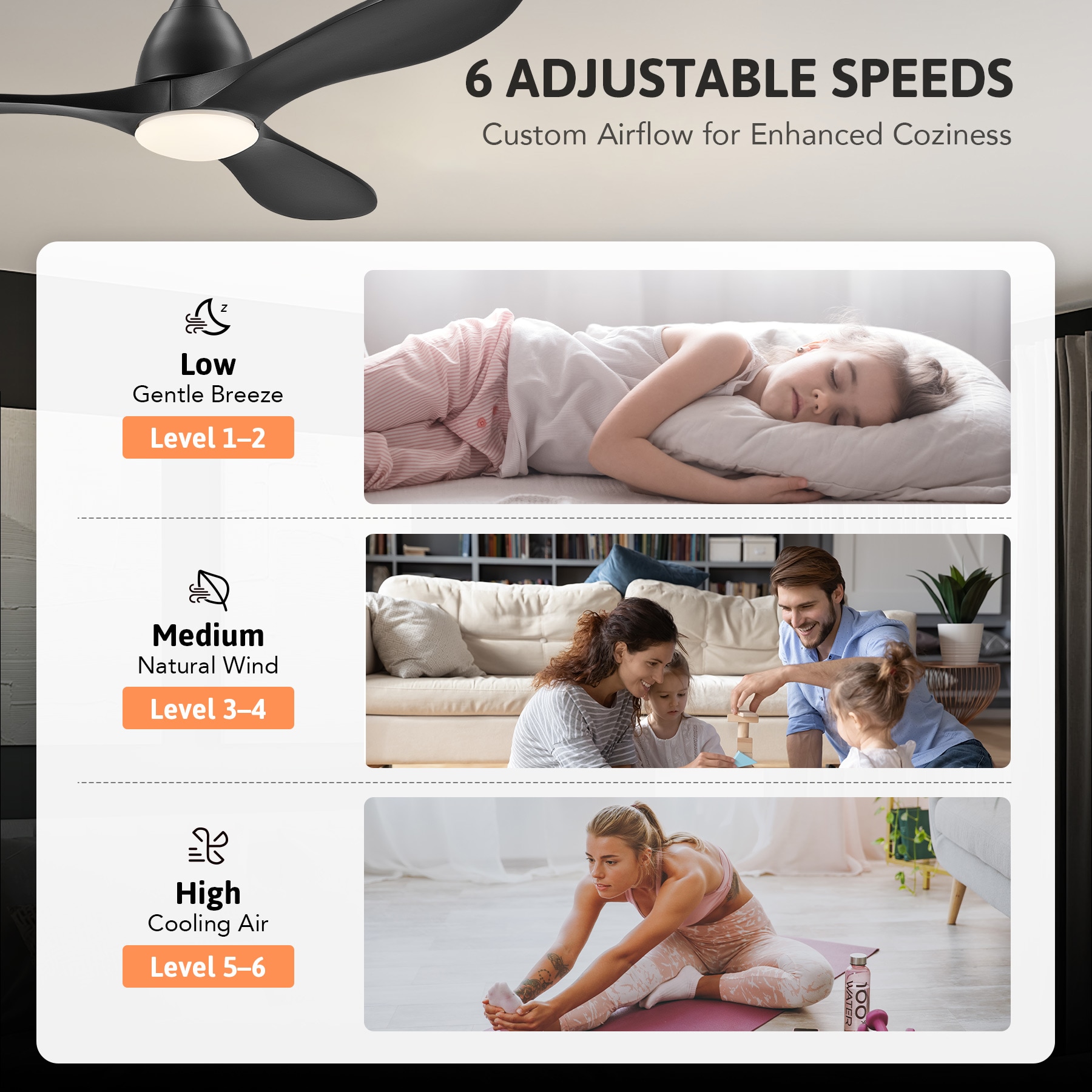 CO-Z CFN-1314-BK Ceiling-Fans - View #7