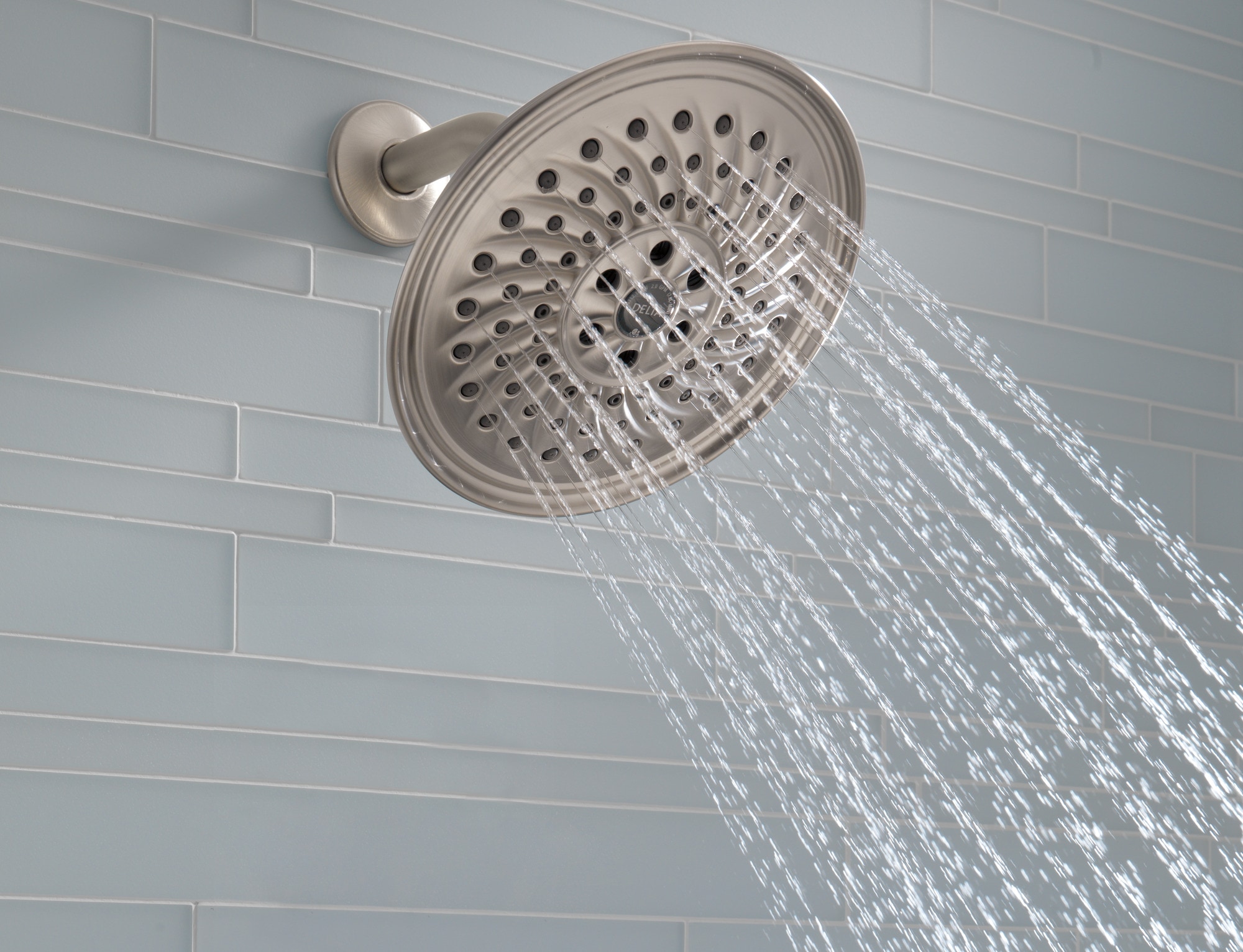 Rainfall Shower Head with Straight Arm – Rustic Sinks