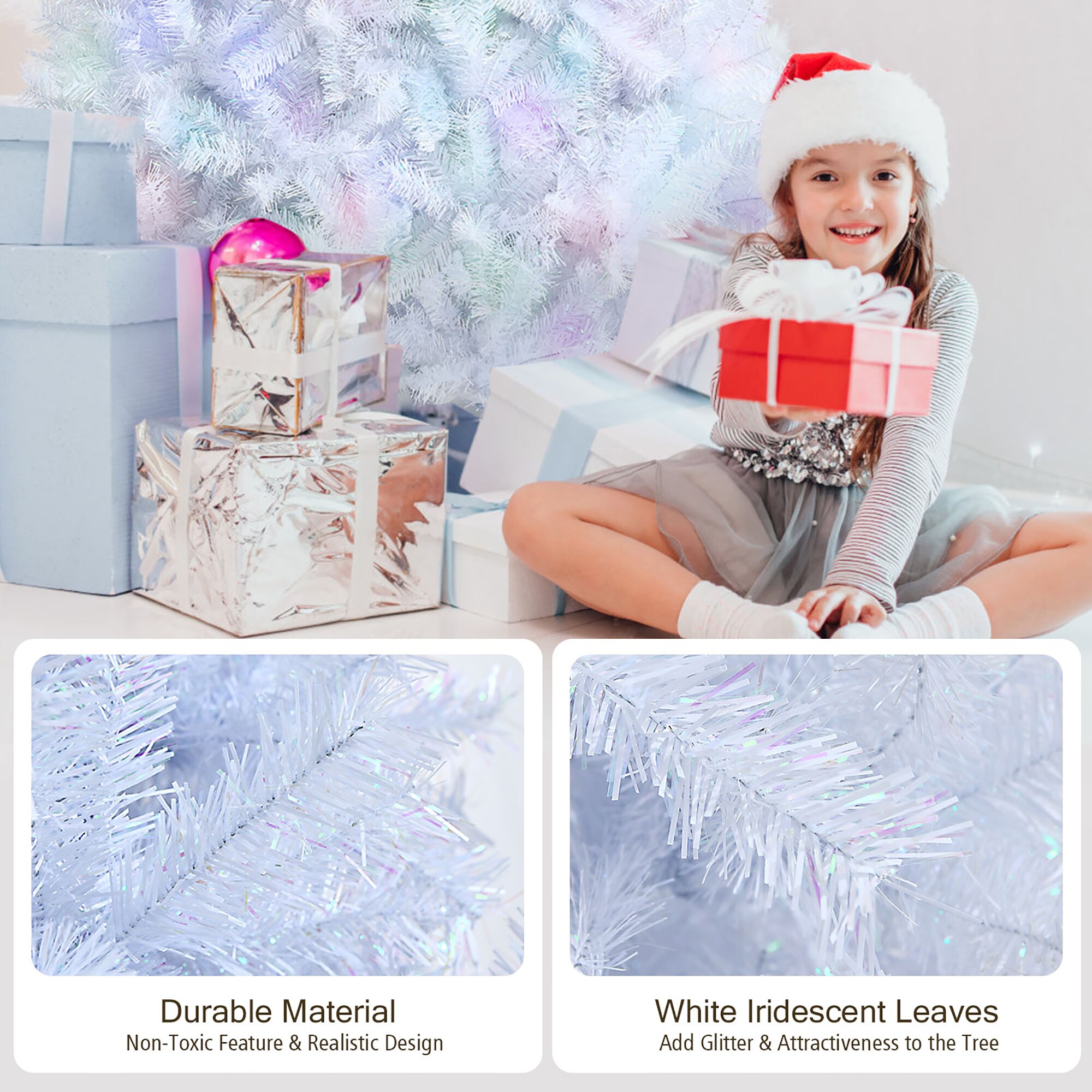 Costway CM23606 Artificial-Christmas-Trees - View #8