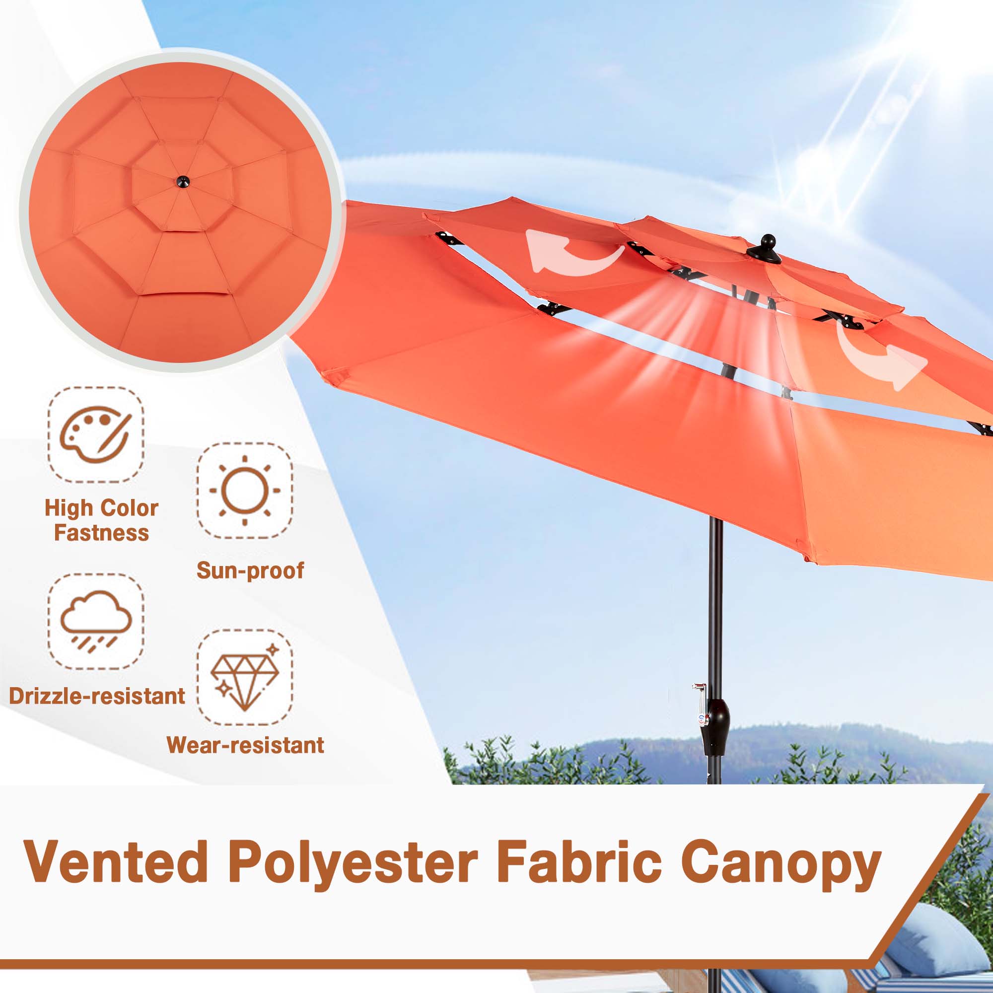 Fun Orange FUNHWCP92 Umbrellas-2 - View #4