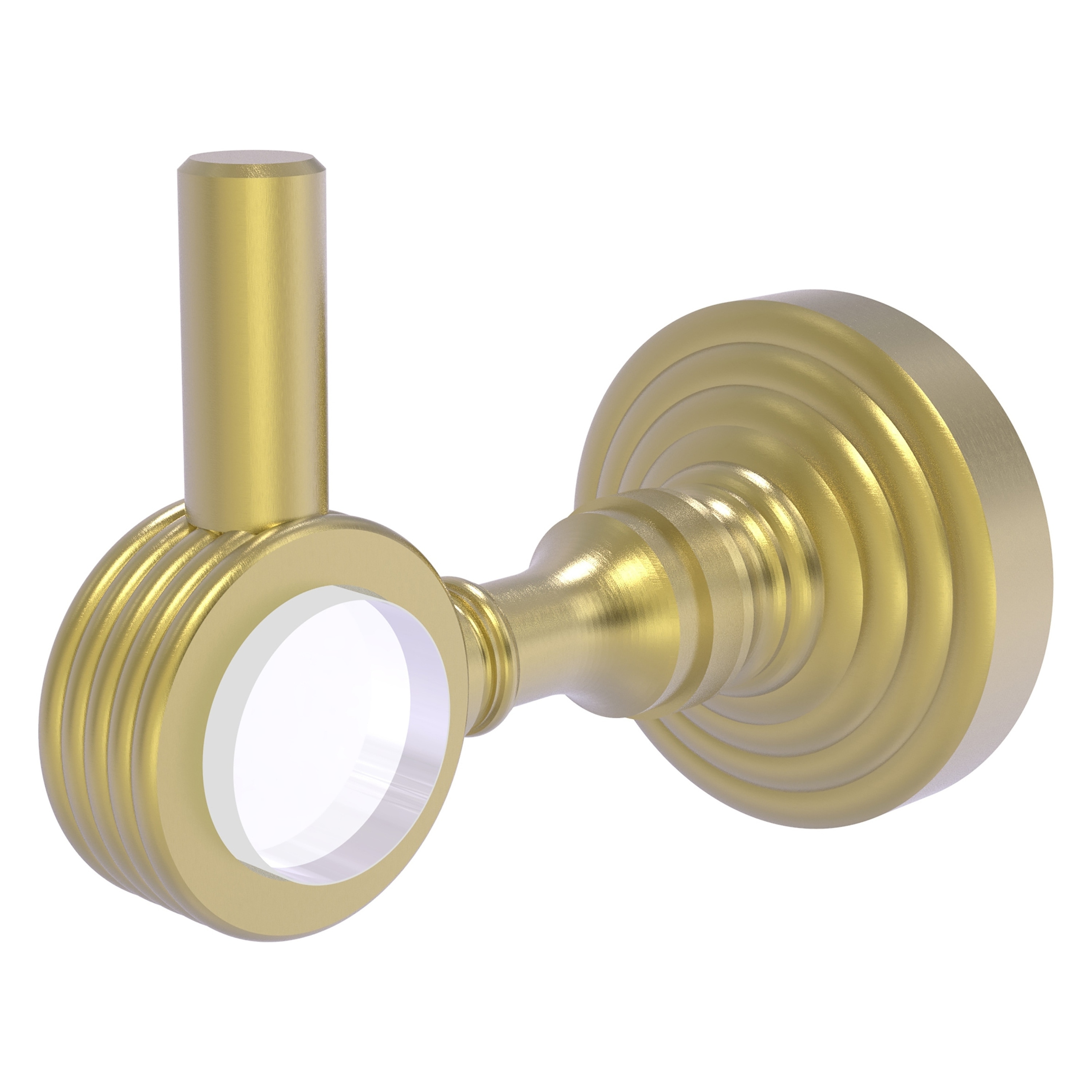 Allied Brass PG-20G-SBR Pacific Grove Satin Brass Single -Hook Wall mount Towel Hook