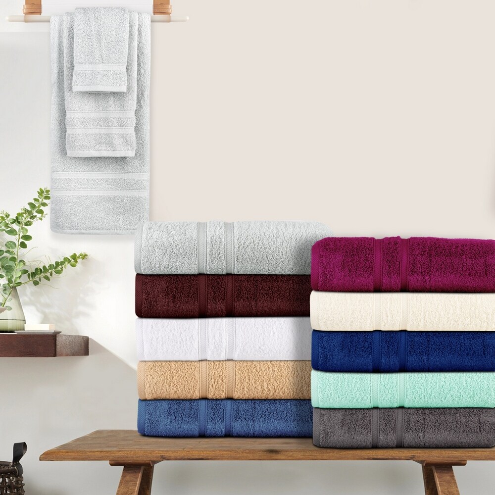 Bibb Home 4241GR4PK Bath-Towels - View #3