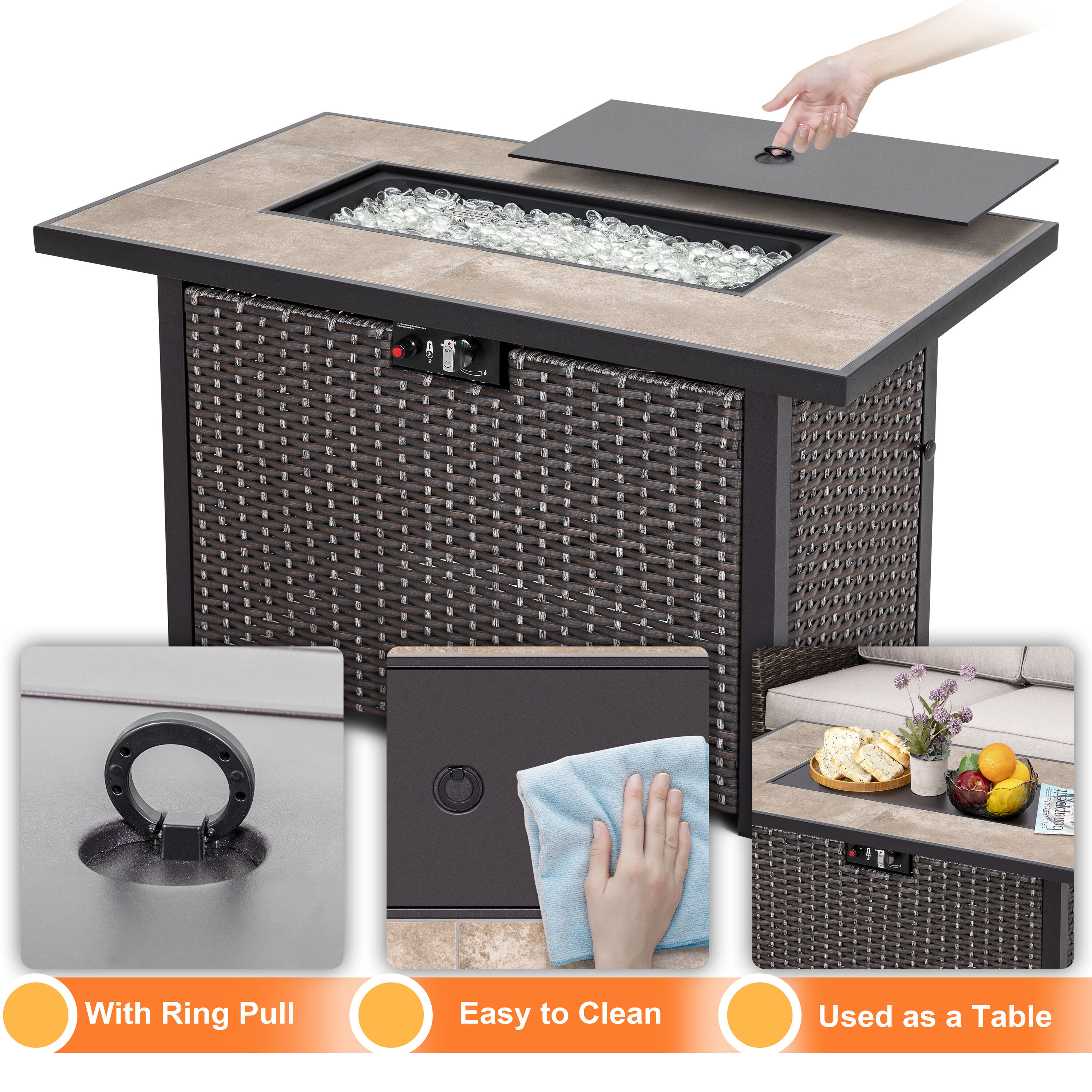 Nuu Garden AF125C Outdoor-Gas-Firepits - View #7