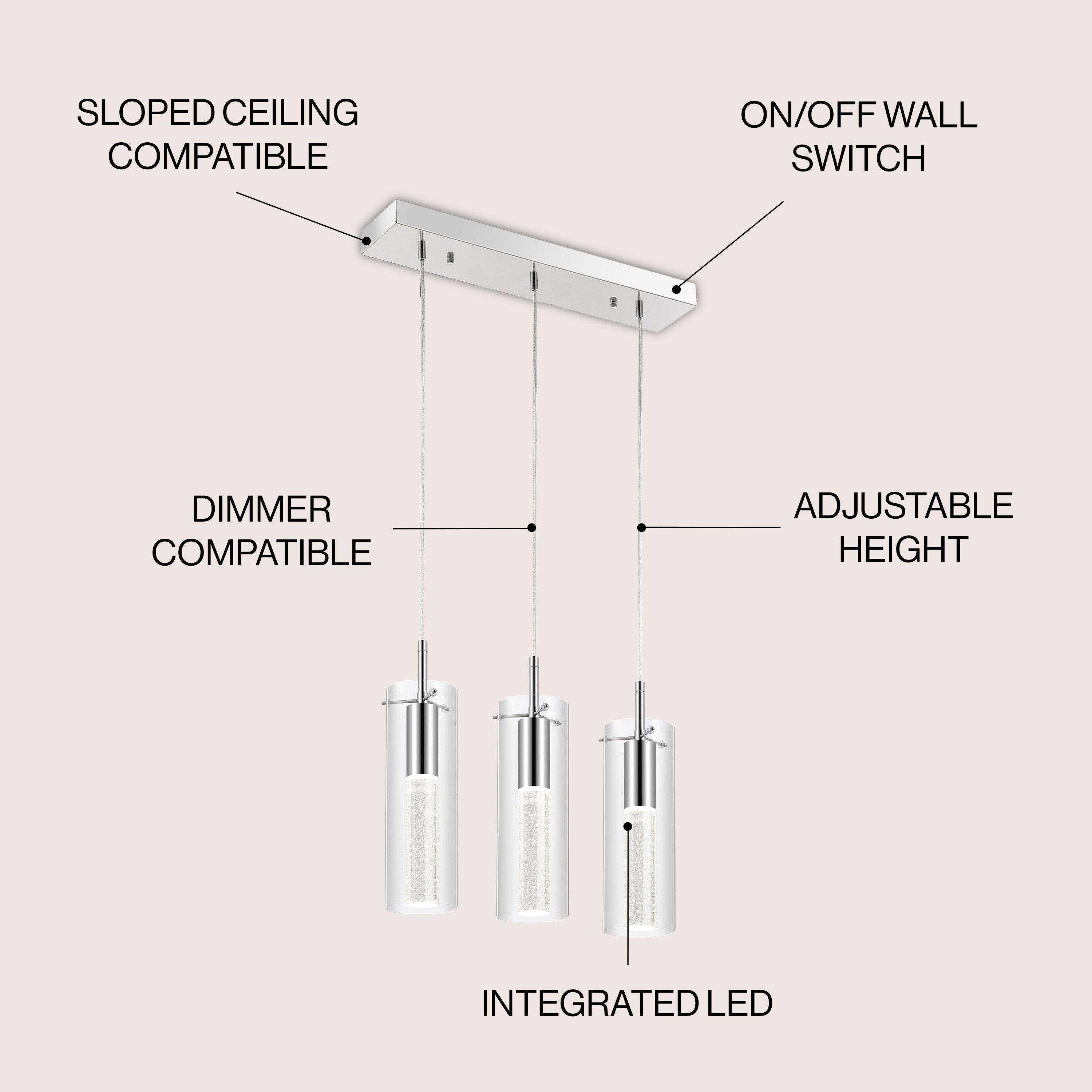 JONATHAN  Y JYL1705A Pendant-Lights - View #2